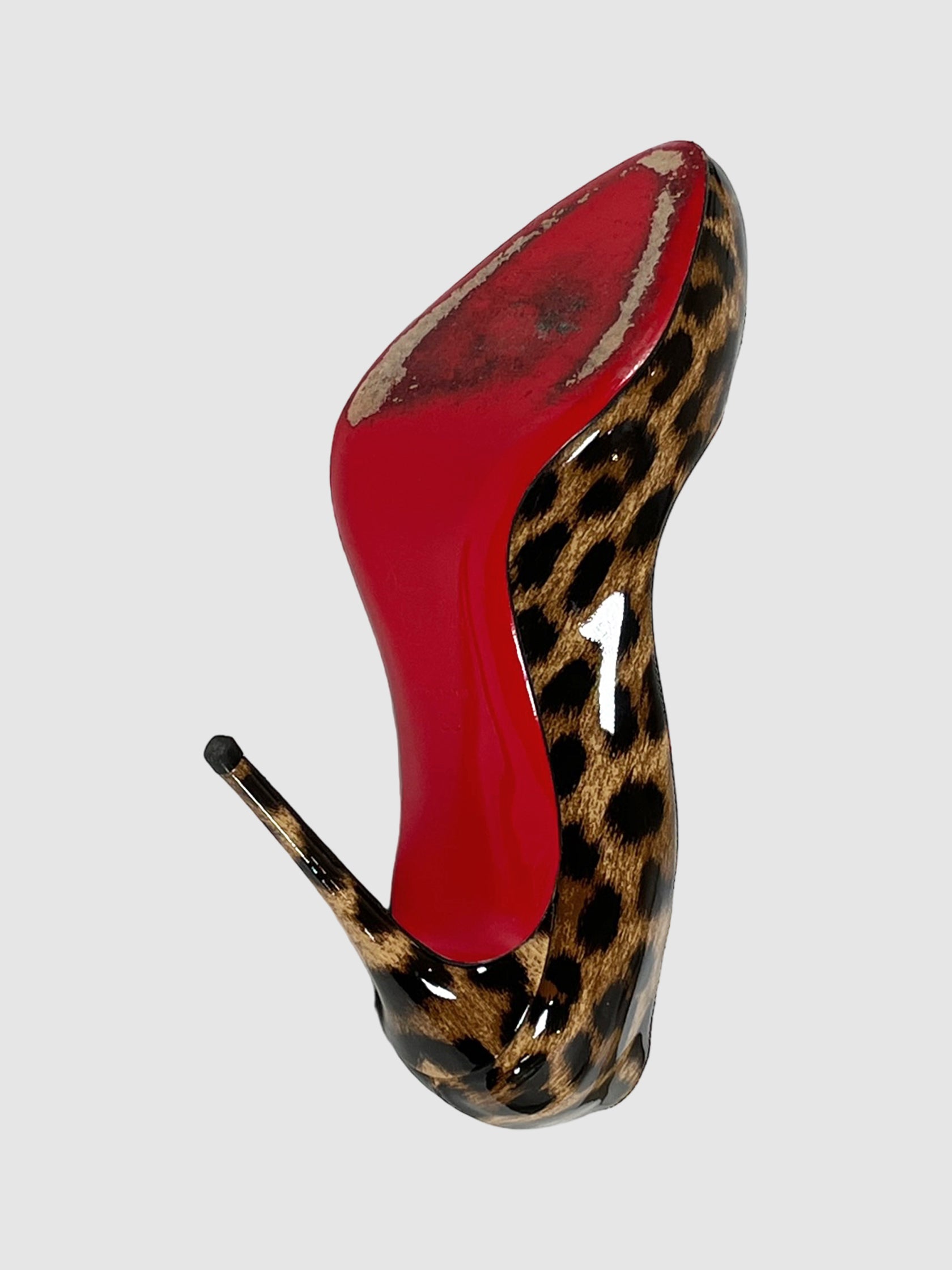 Doracora Leopard-Print Heart Pumps - Size 38