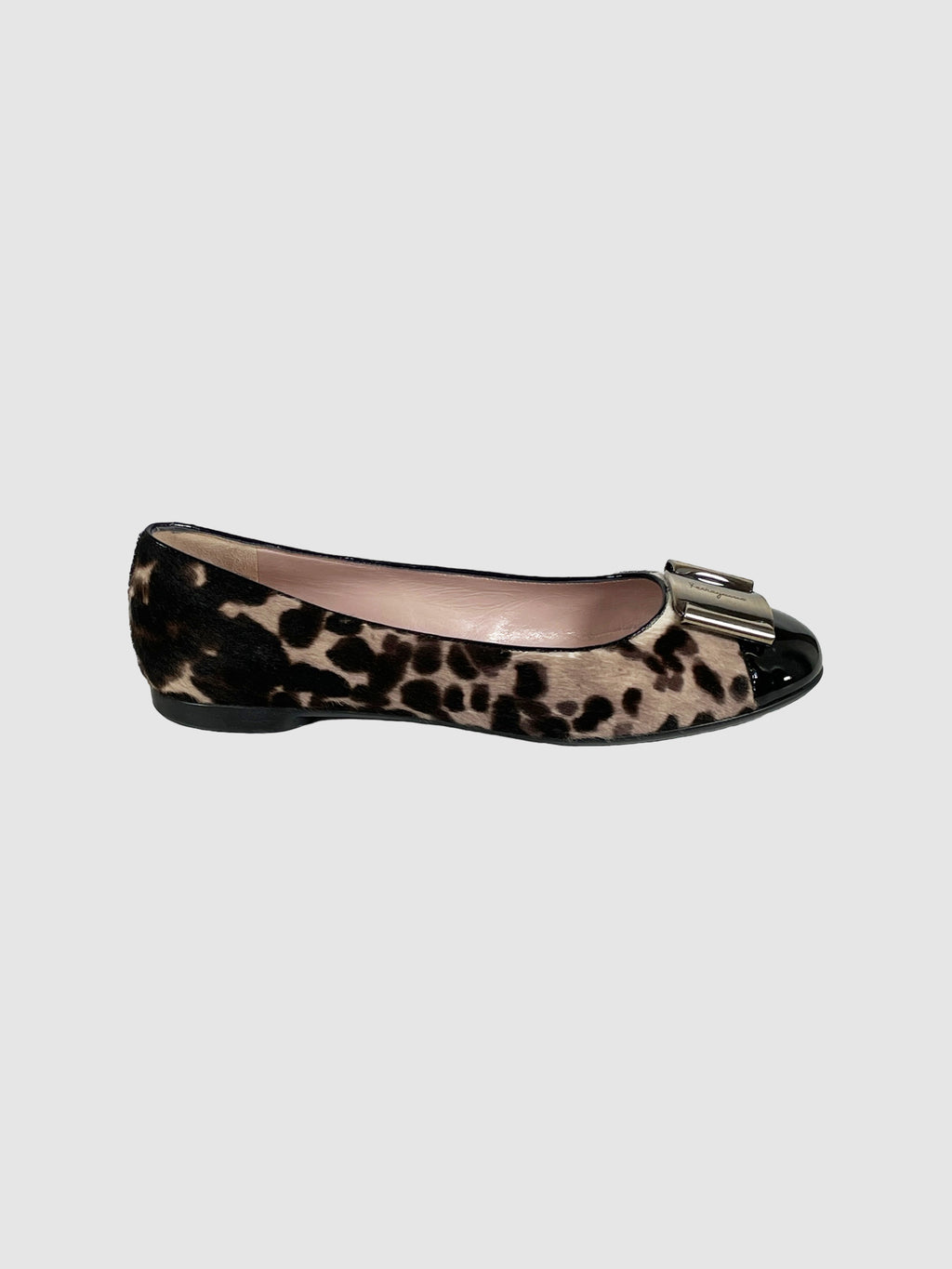 Leopard Print Mohair Flats - Size 9.5