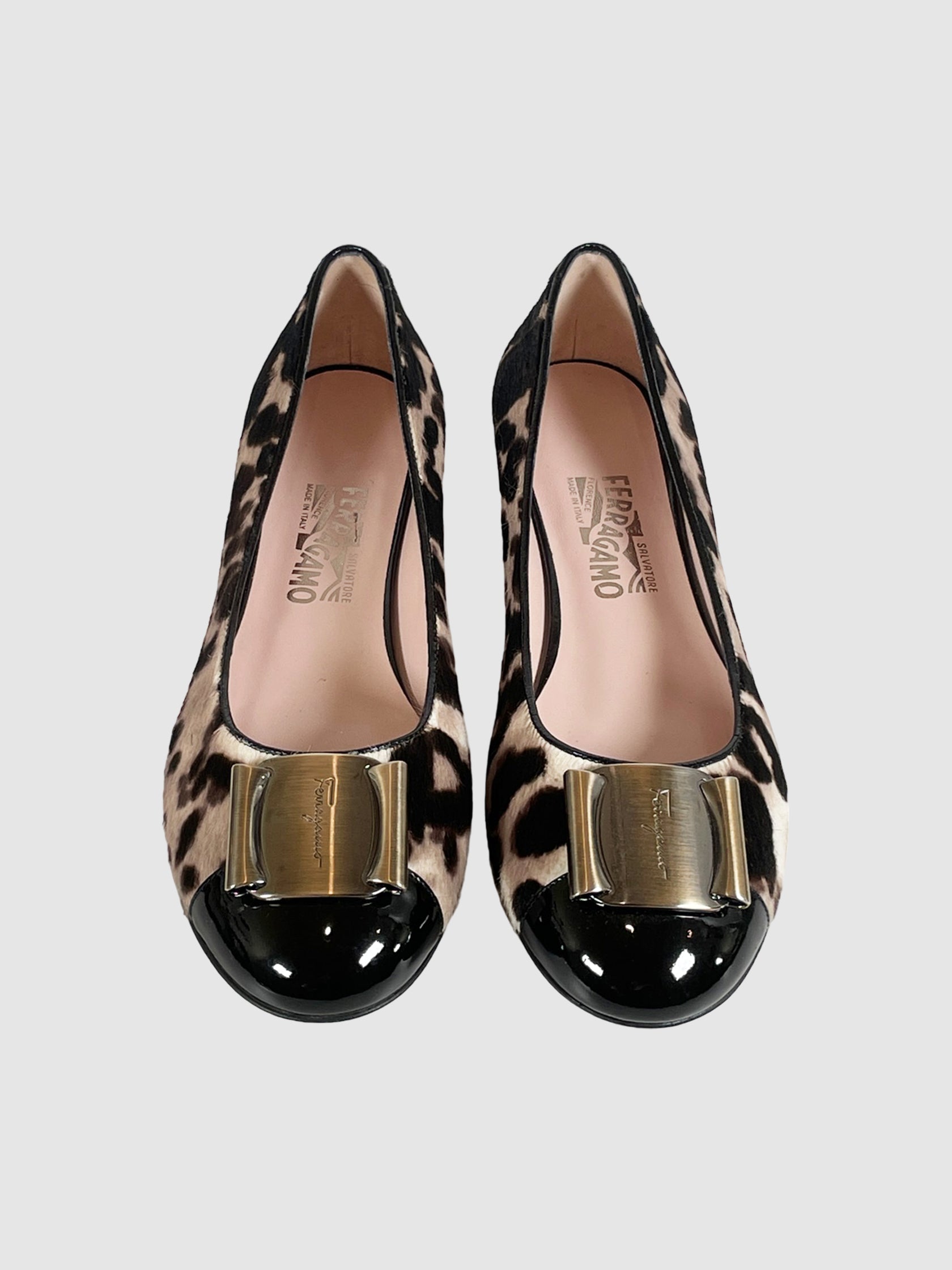 Leopard Print Mohair Flats - Size 9.5