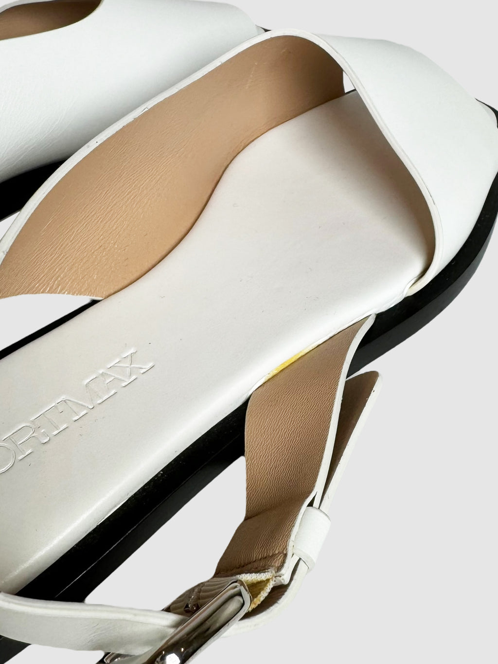 Leather Flat Sandals - Size 38.5