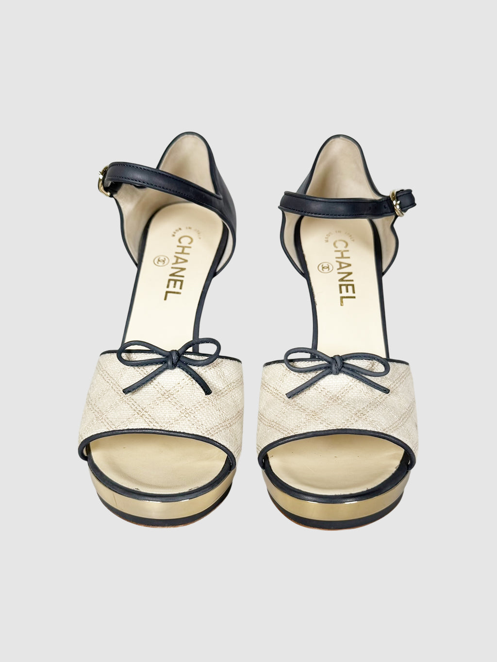 2014 Checkered Platform Pumps