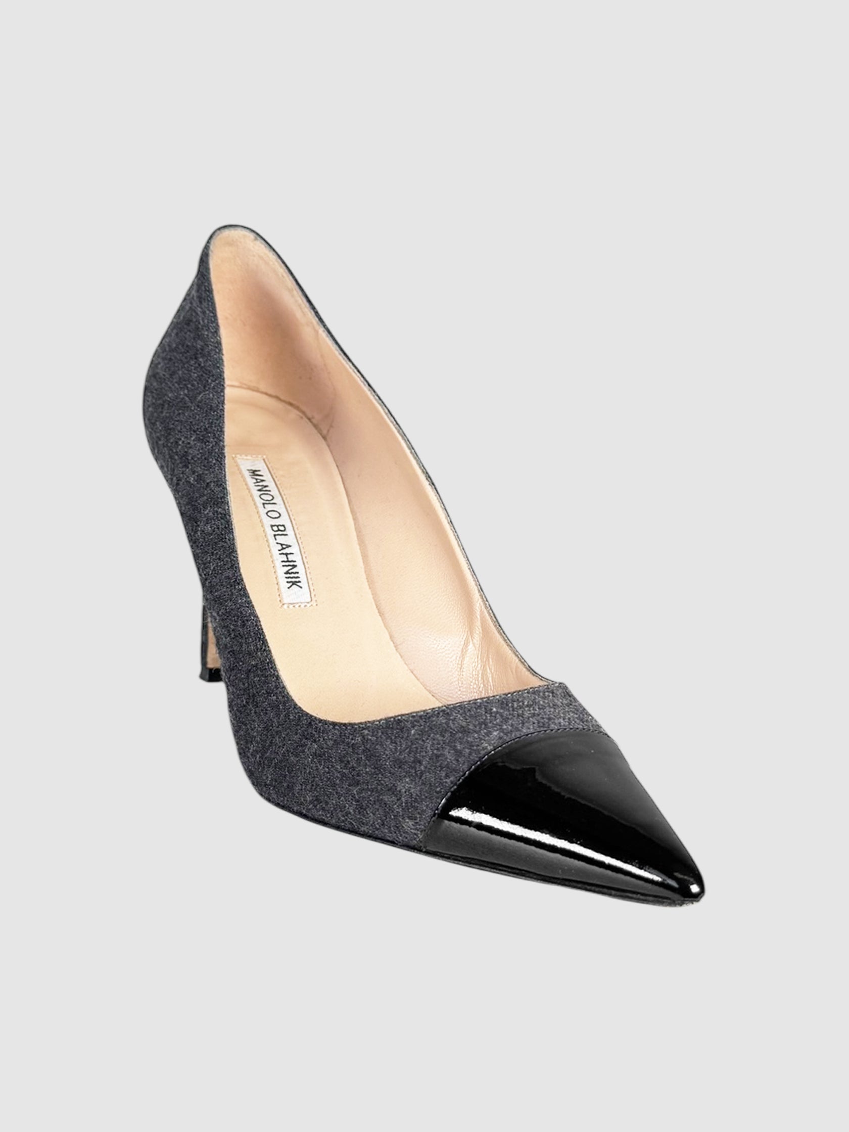 Wool Patent Pumps