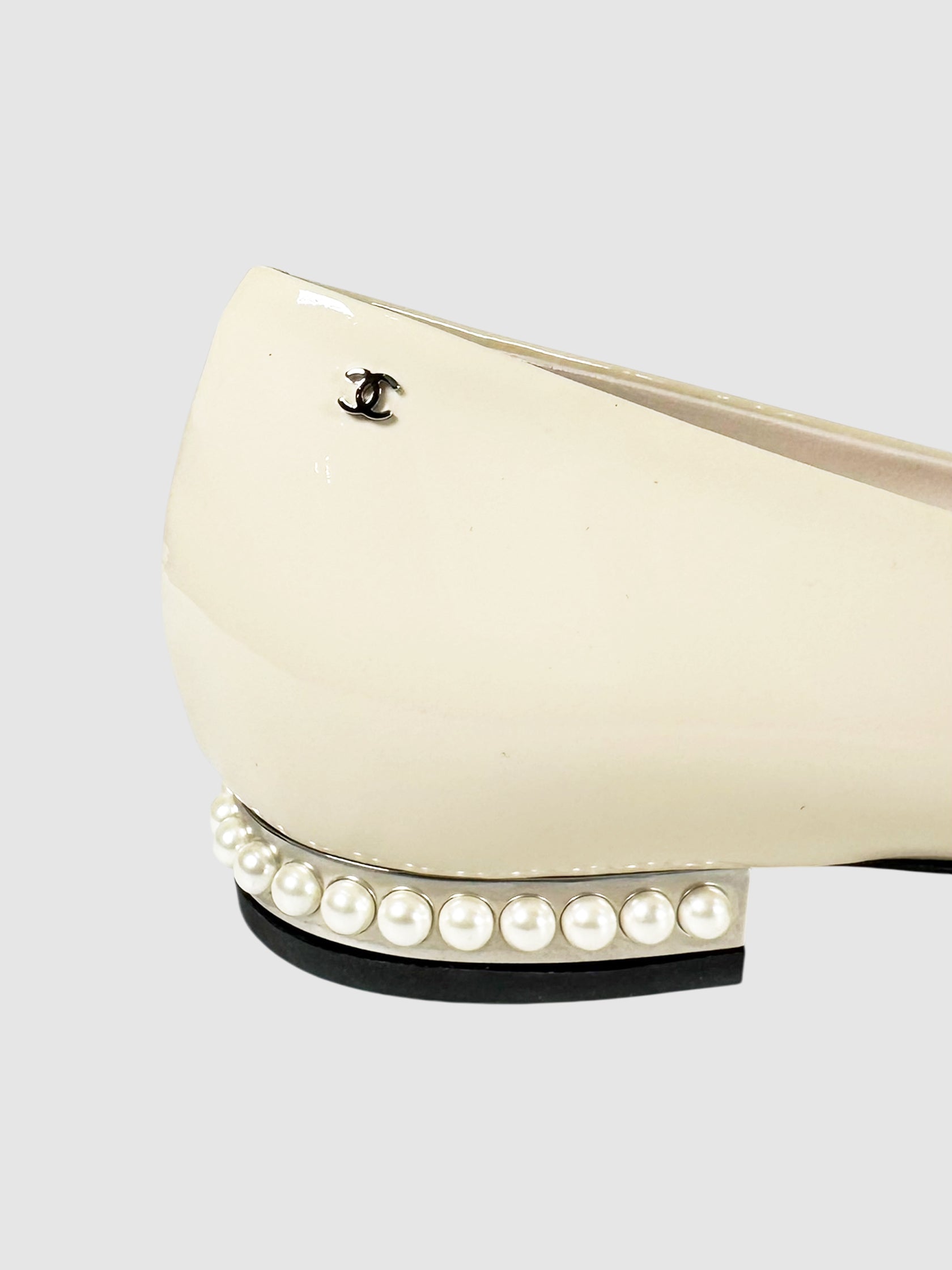 Cap Toe Patent Flats
