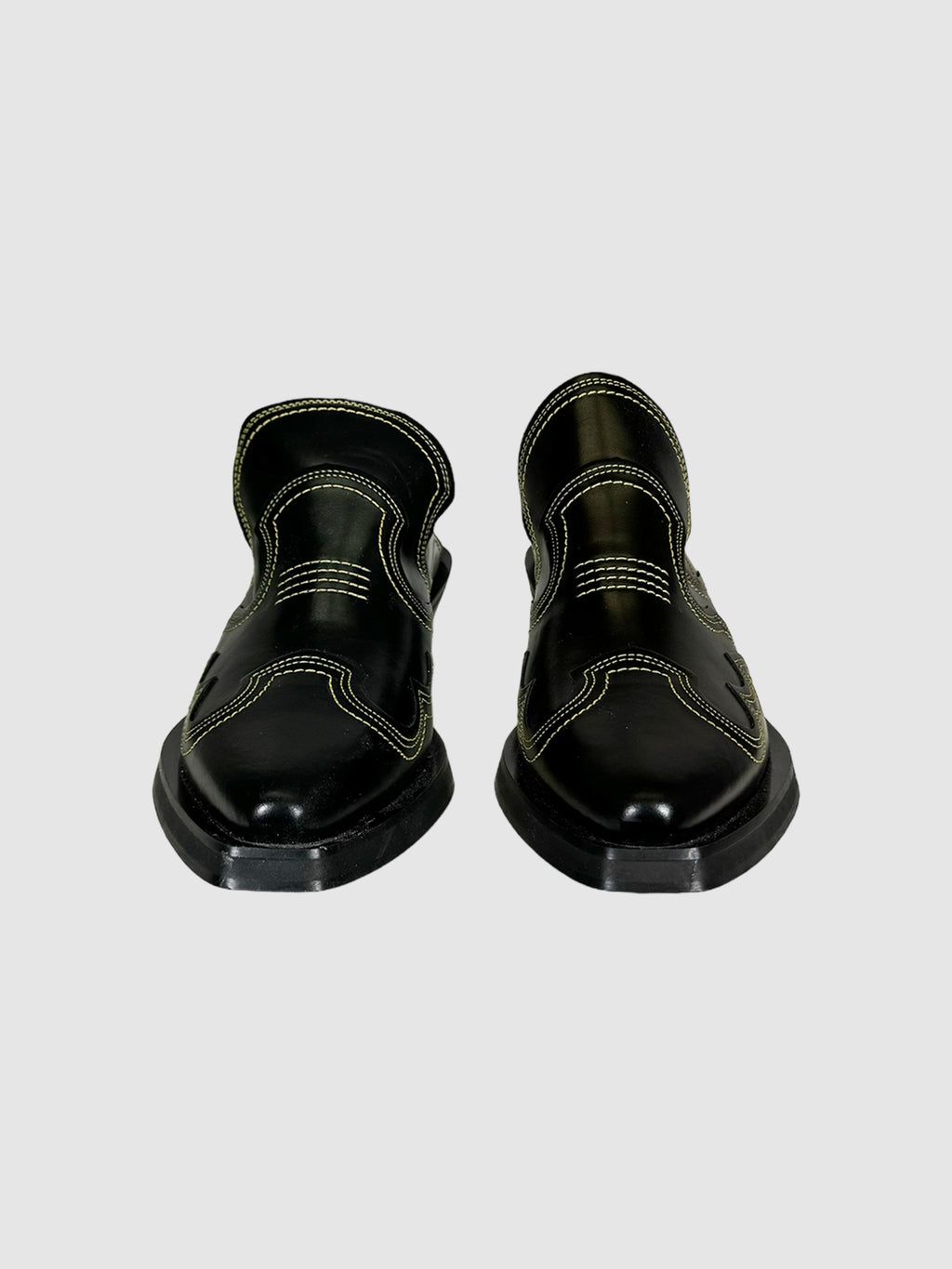 Leather Western Mules - Size 40