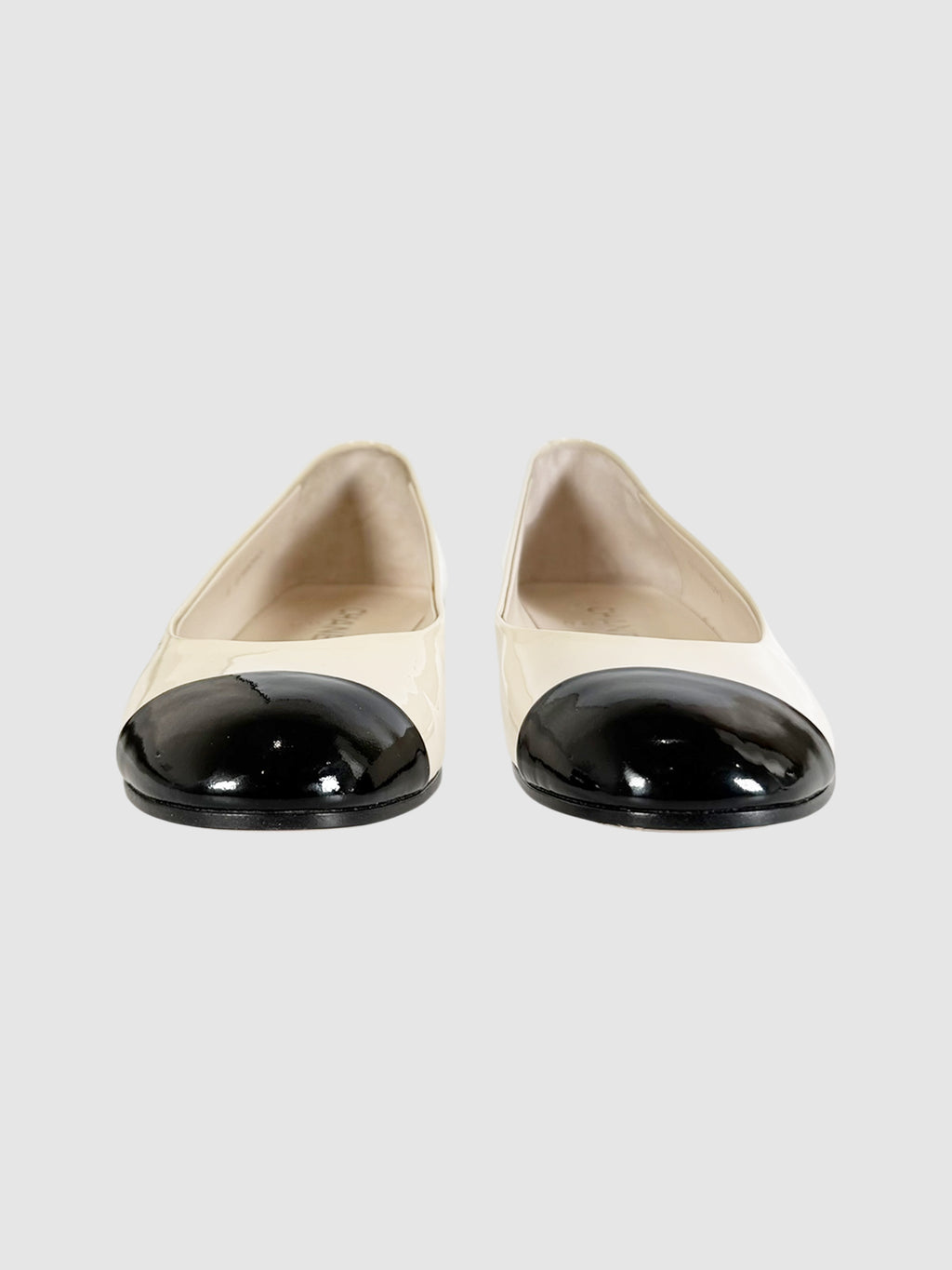 Cap Toe Patent Flats