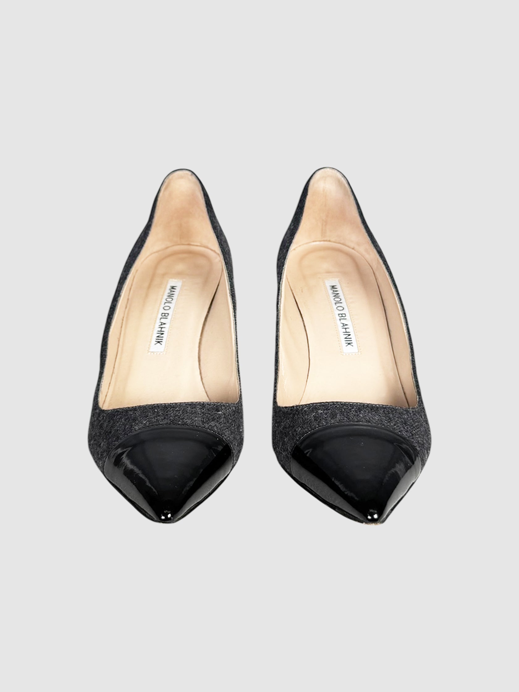 Wool Patent Pumps