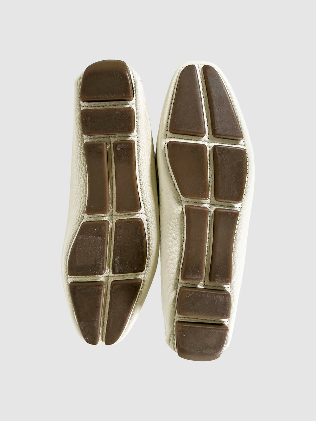 Leather Loafers with Buckle - Size 36.5