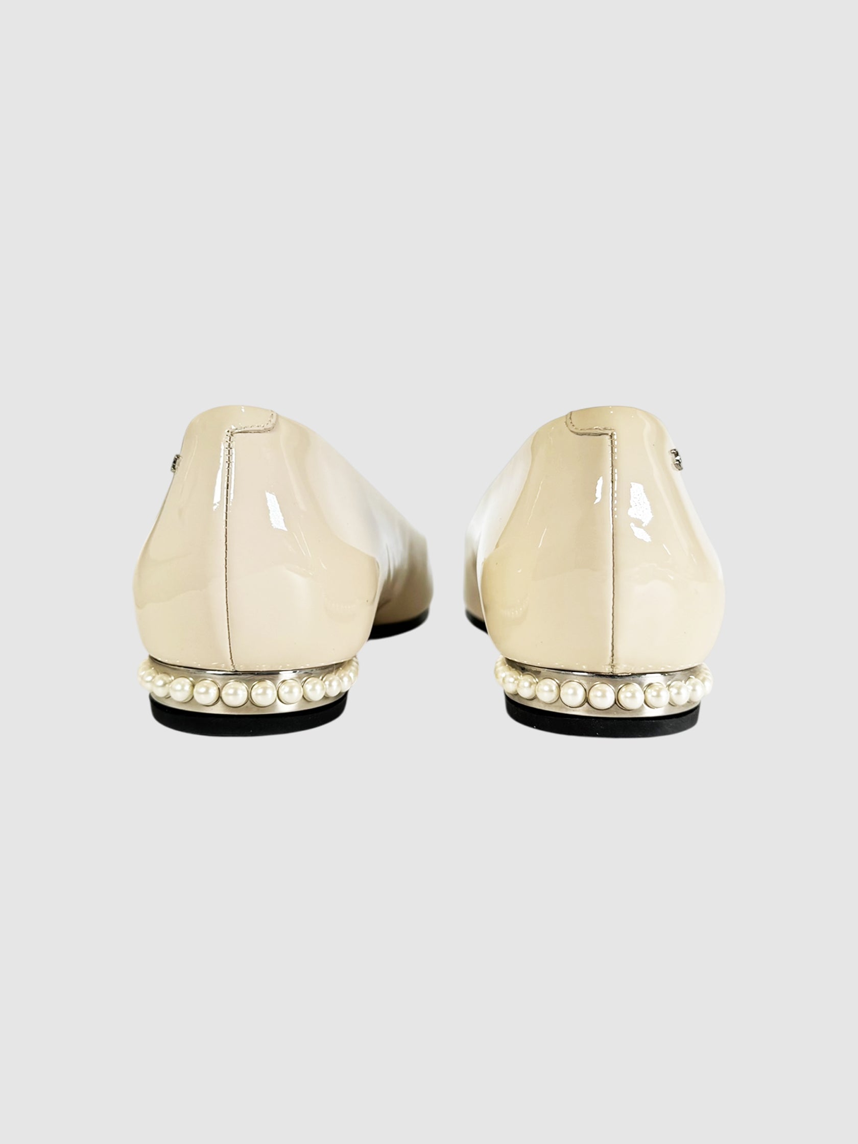Cap Toe Patent Flats