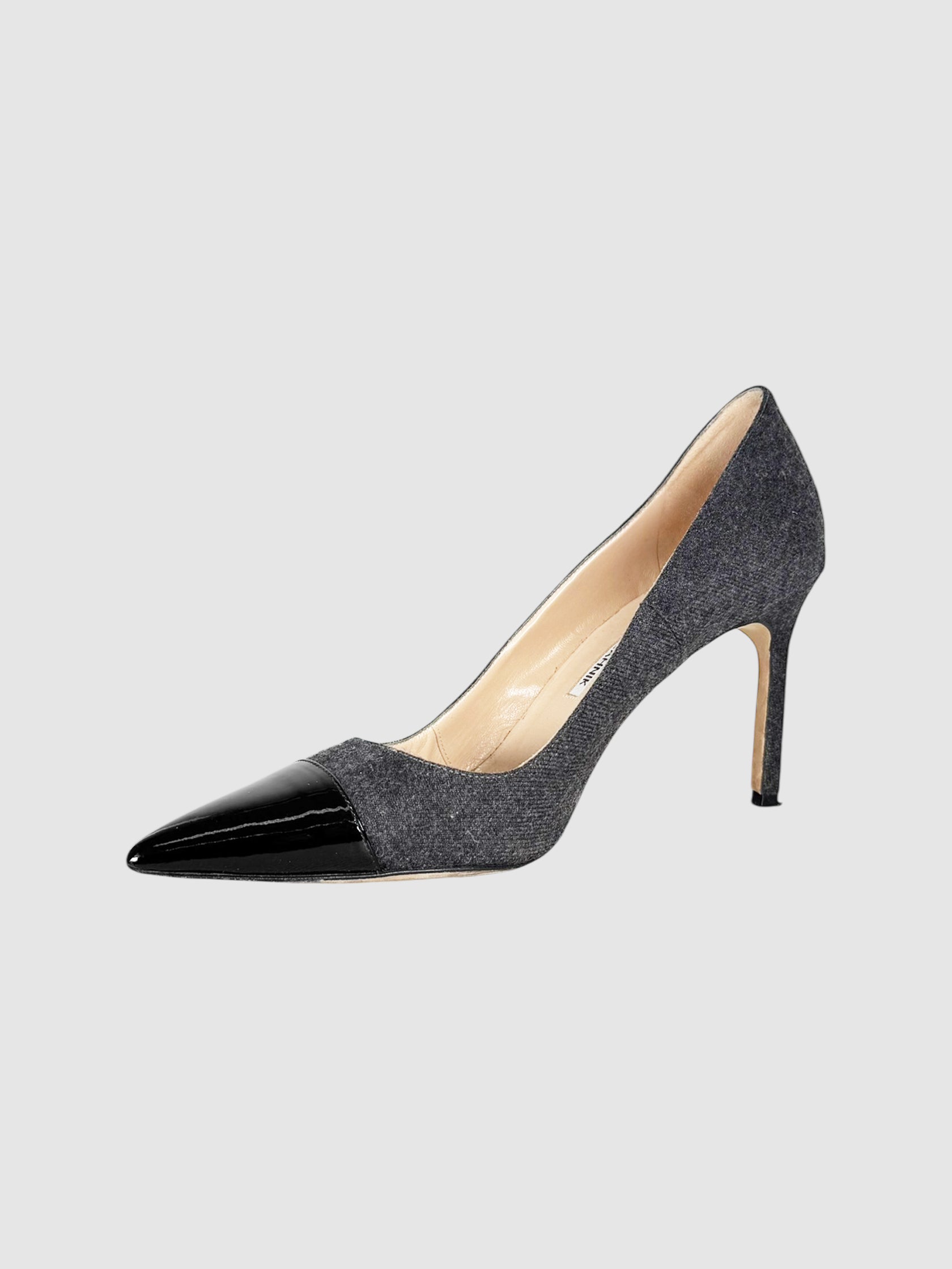 Wool Patent Pumps