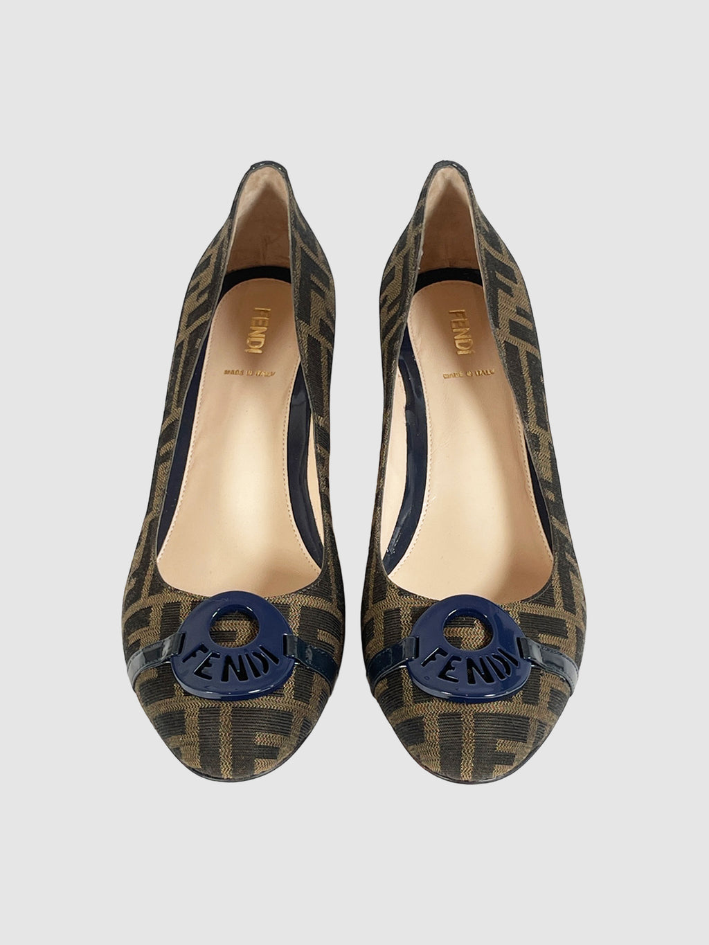 Zucca Monogram Wedges - Size 41