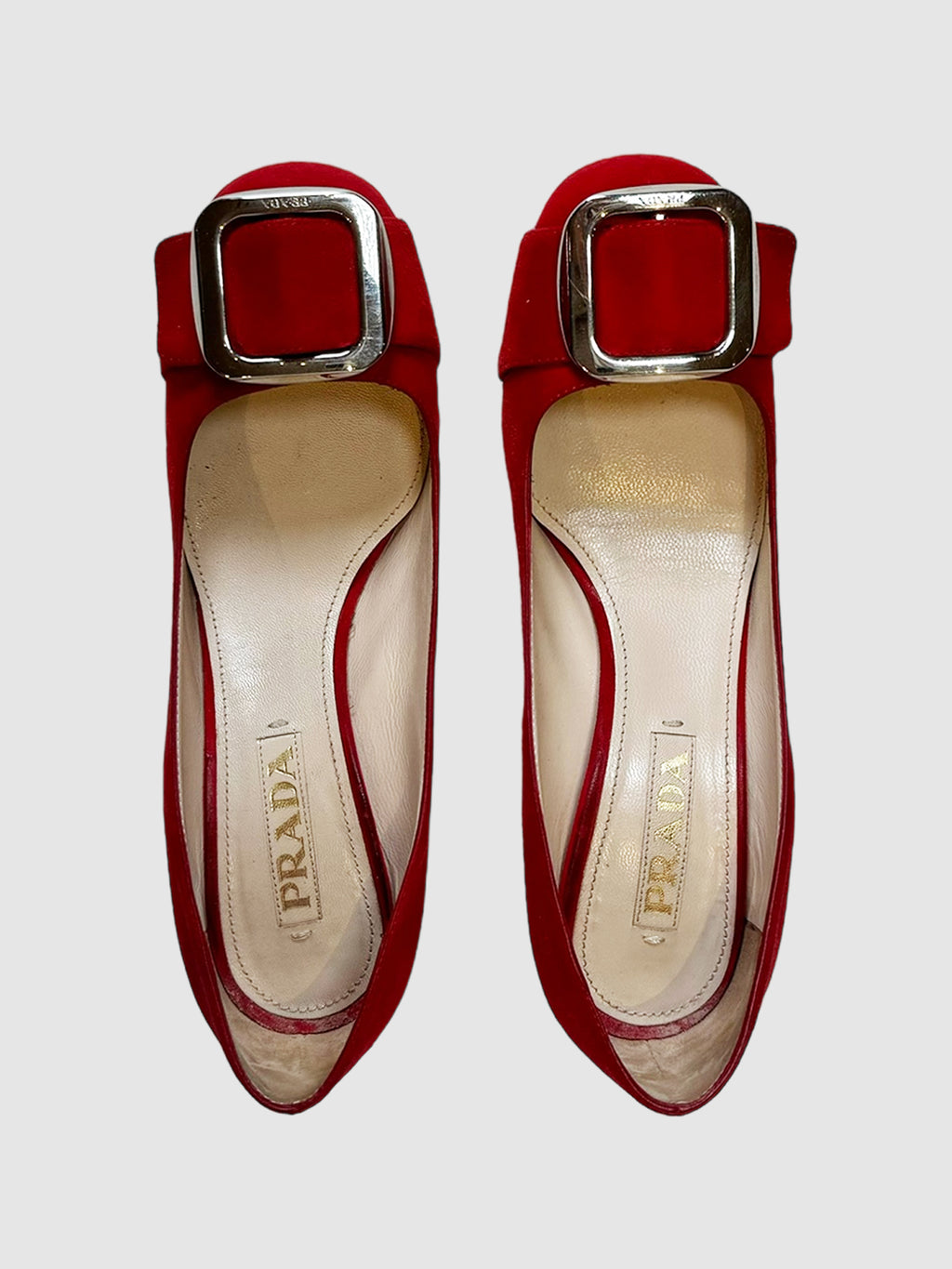 Suede Pumps - Size 36.5