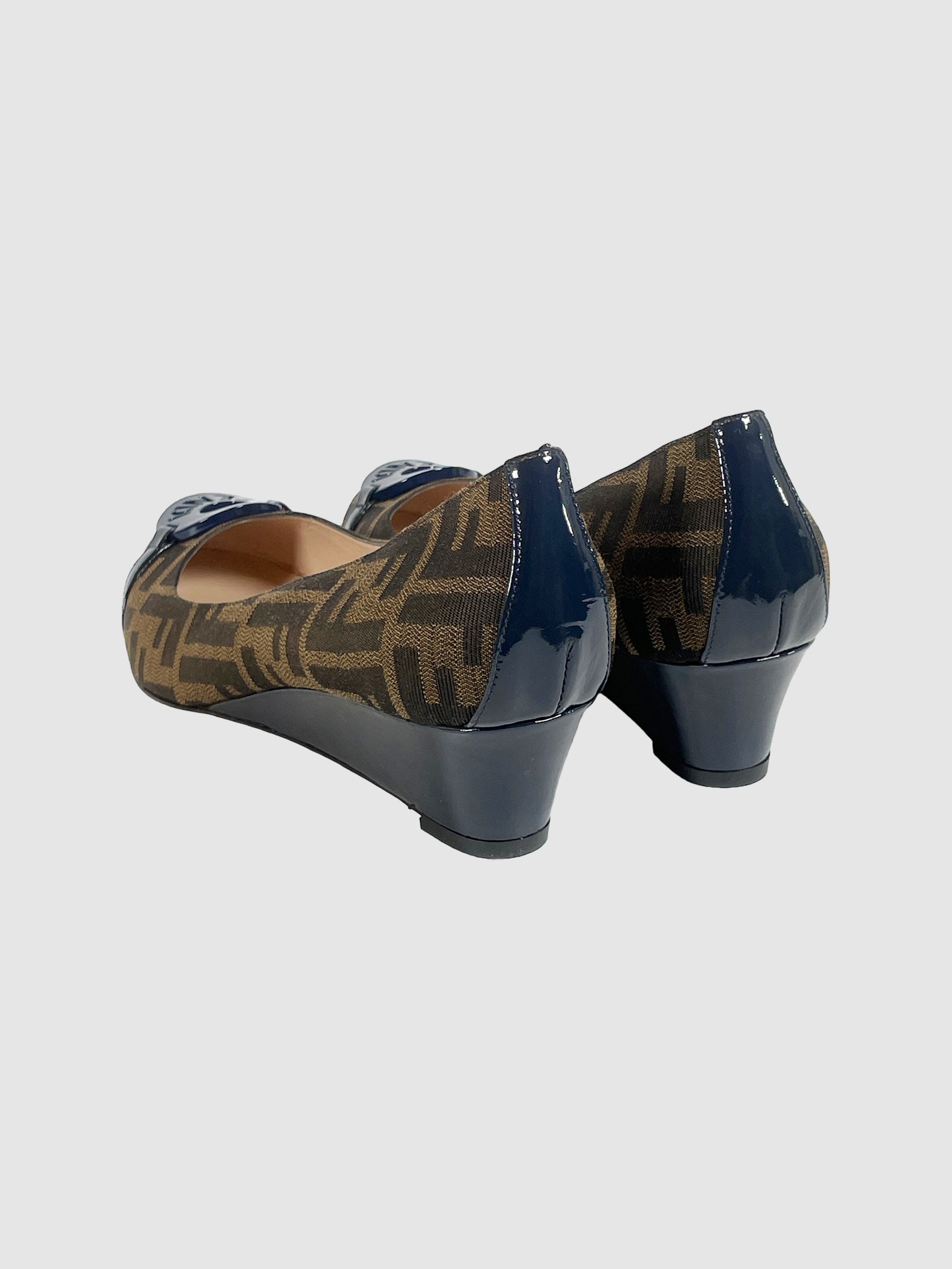 Zucca Monogram Wedges - Size 41