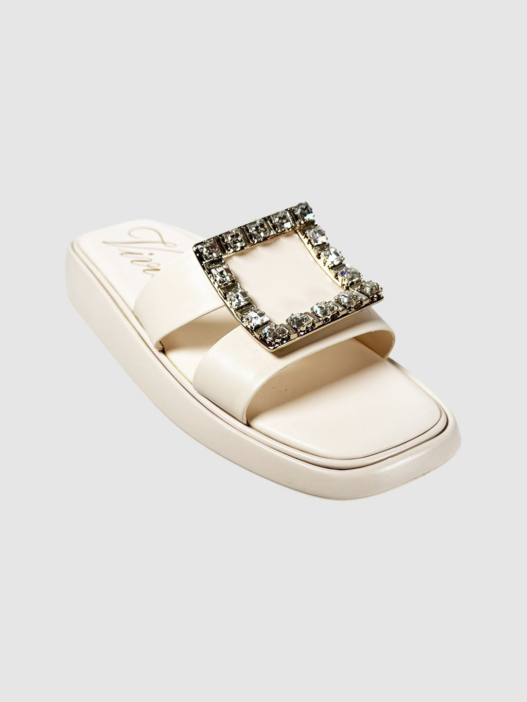 Crystal Buckle Slides
