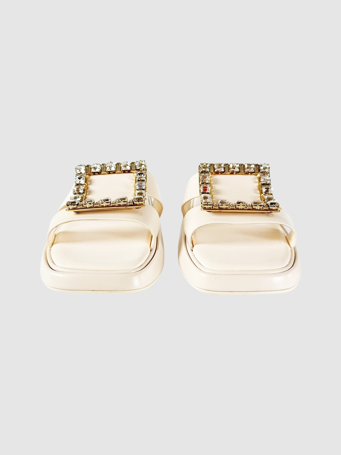 Crystal Buckle Slides