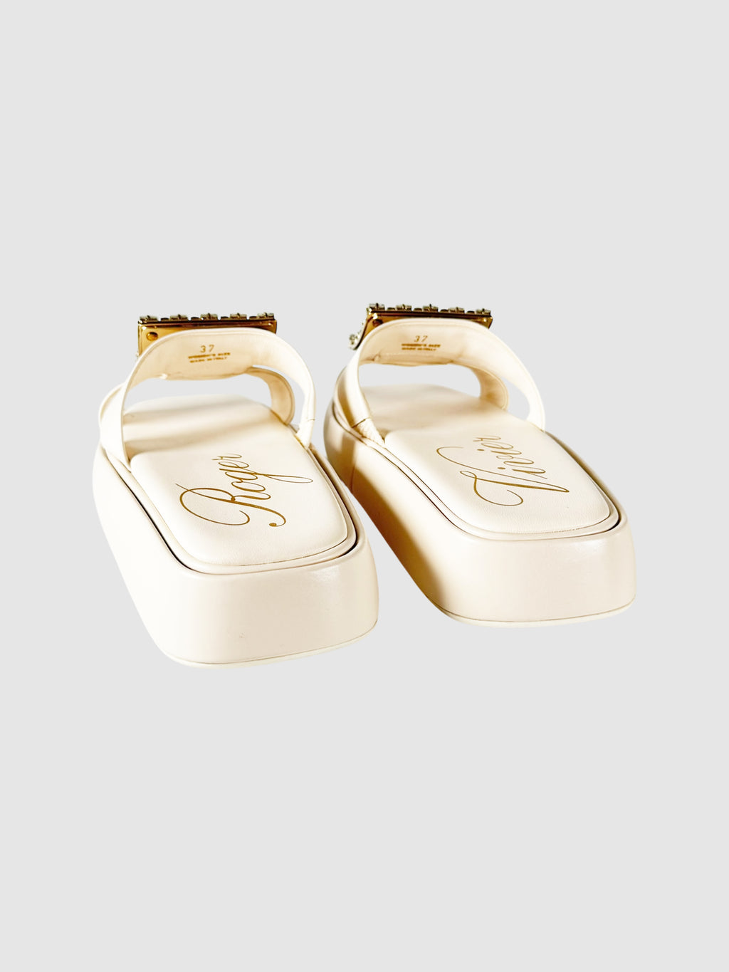 Crystal Buckle Slides