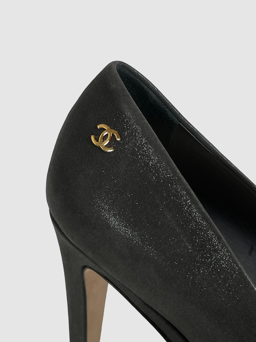 Shimmery Two-Tone CC Pumps - Size 37.5