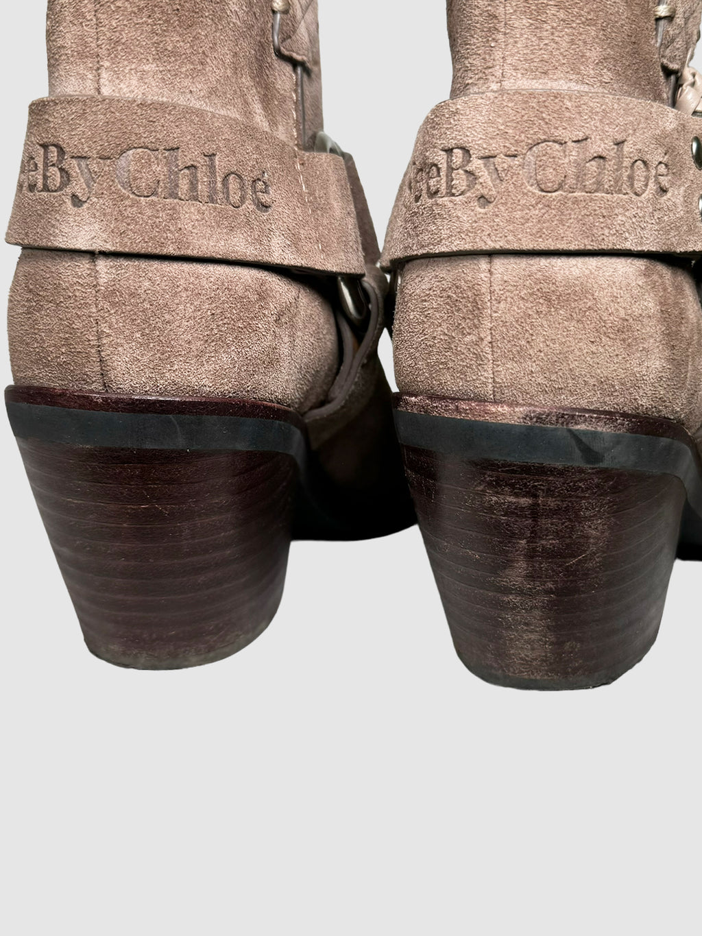 Suede Ankle Boots - Size 37