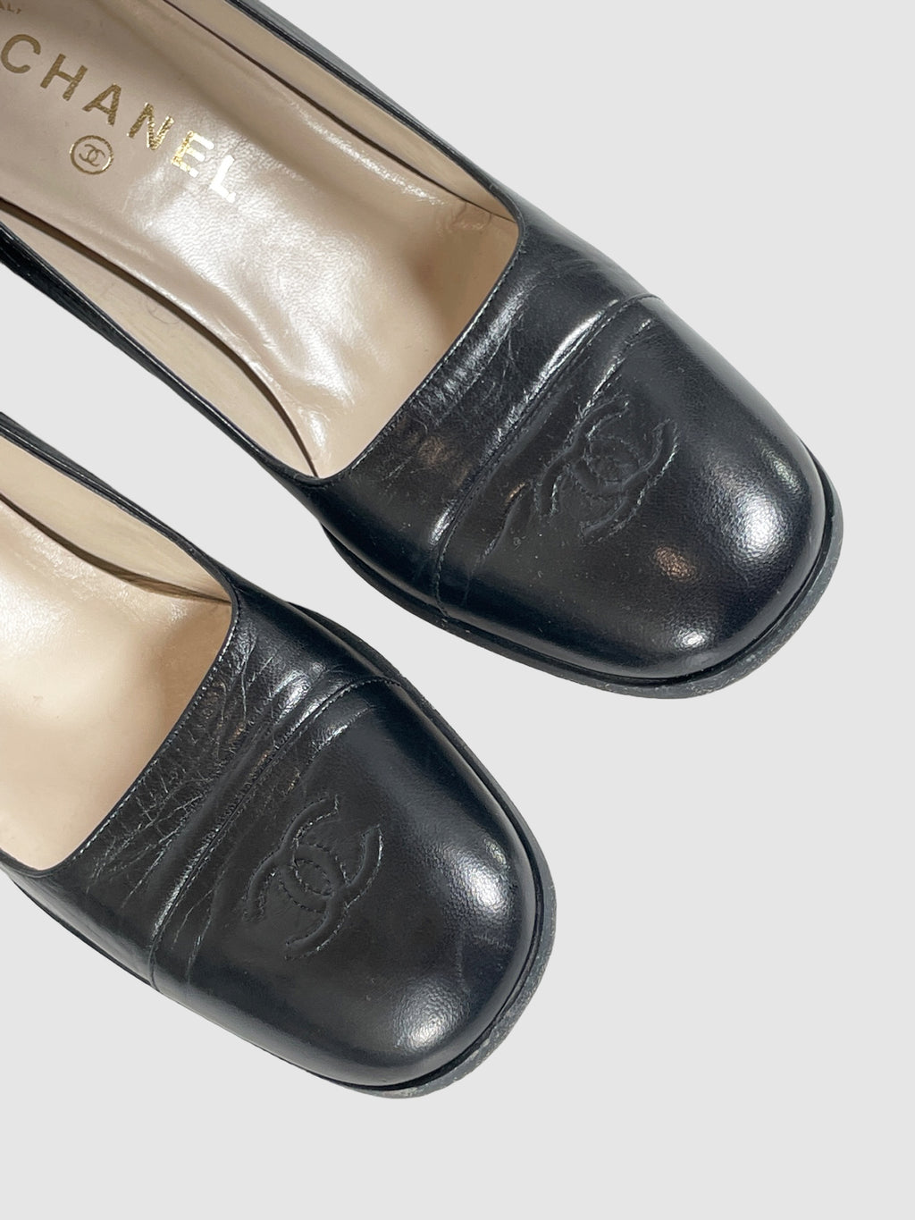 CC Leather Pumps - Size 37.5