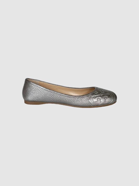 Metallic Ballerina Flats - Size 5.5