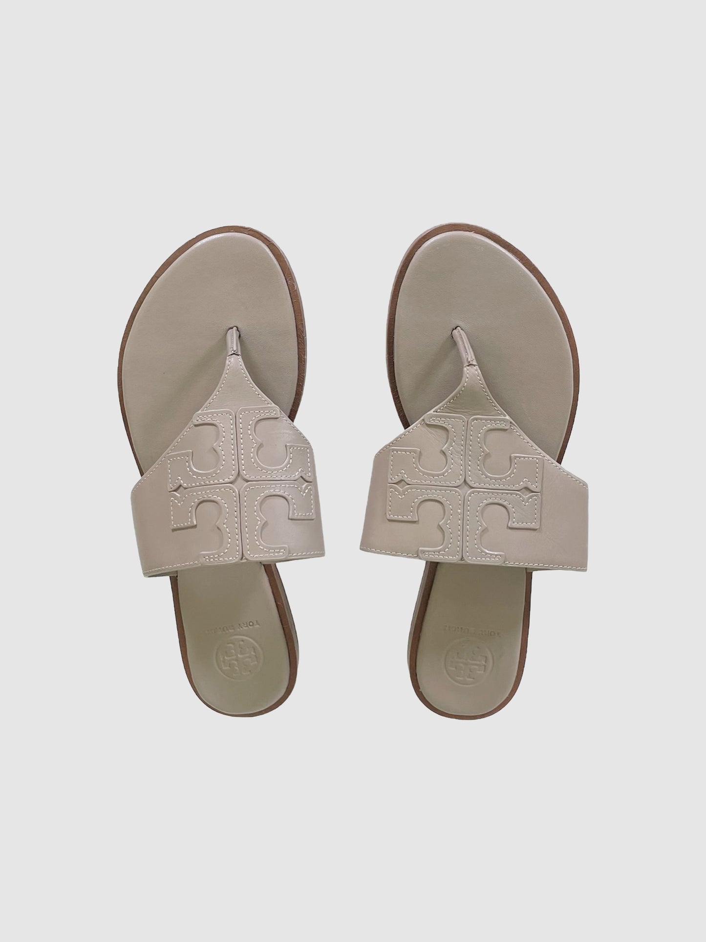 Tory Burch T-Strap Sandals - Size 8