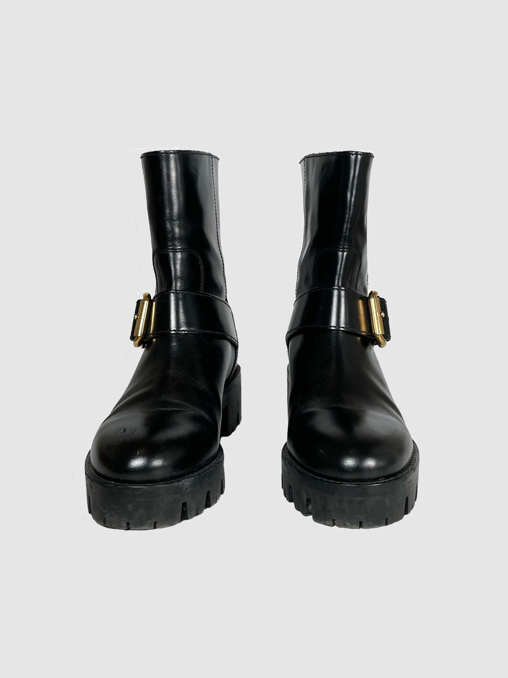 Prada Leather Half Boots - Size 37.5