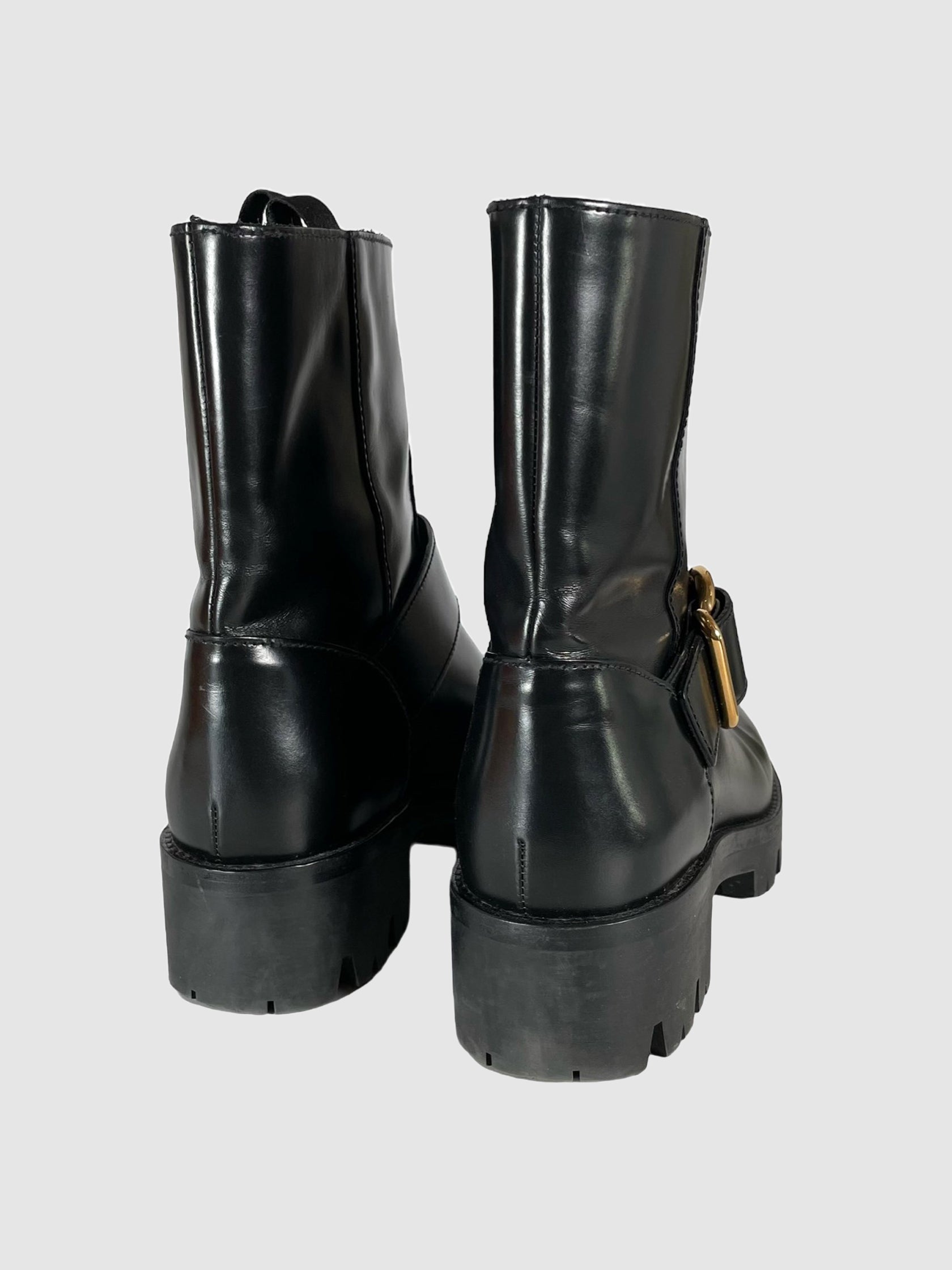 Prada Leather Half Boots - Size 37.5