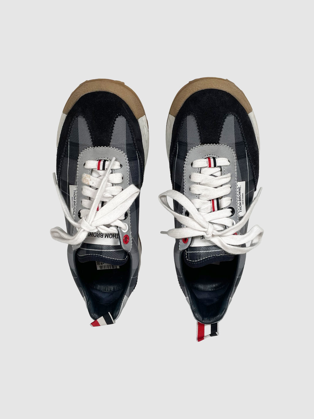 Plaid Sneakers - Size 7.5