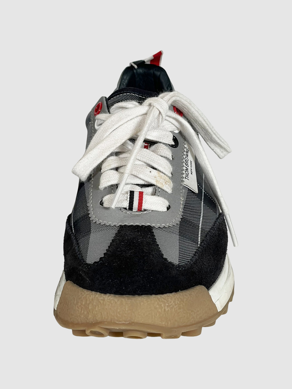 Plaid Sneakers - Size 7.5