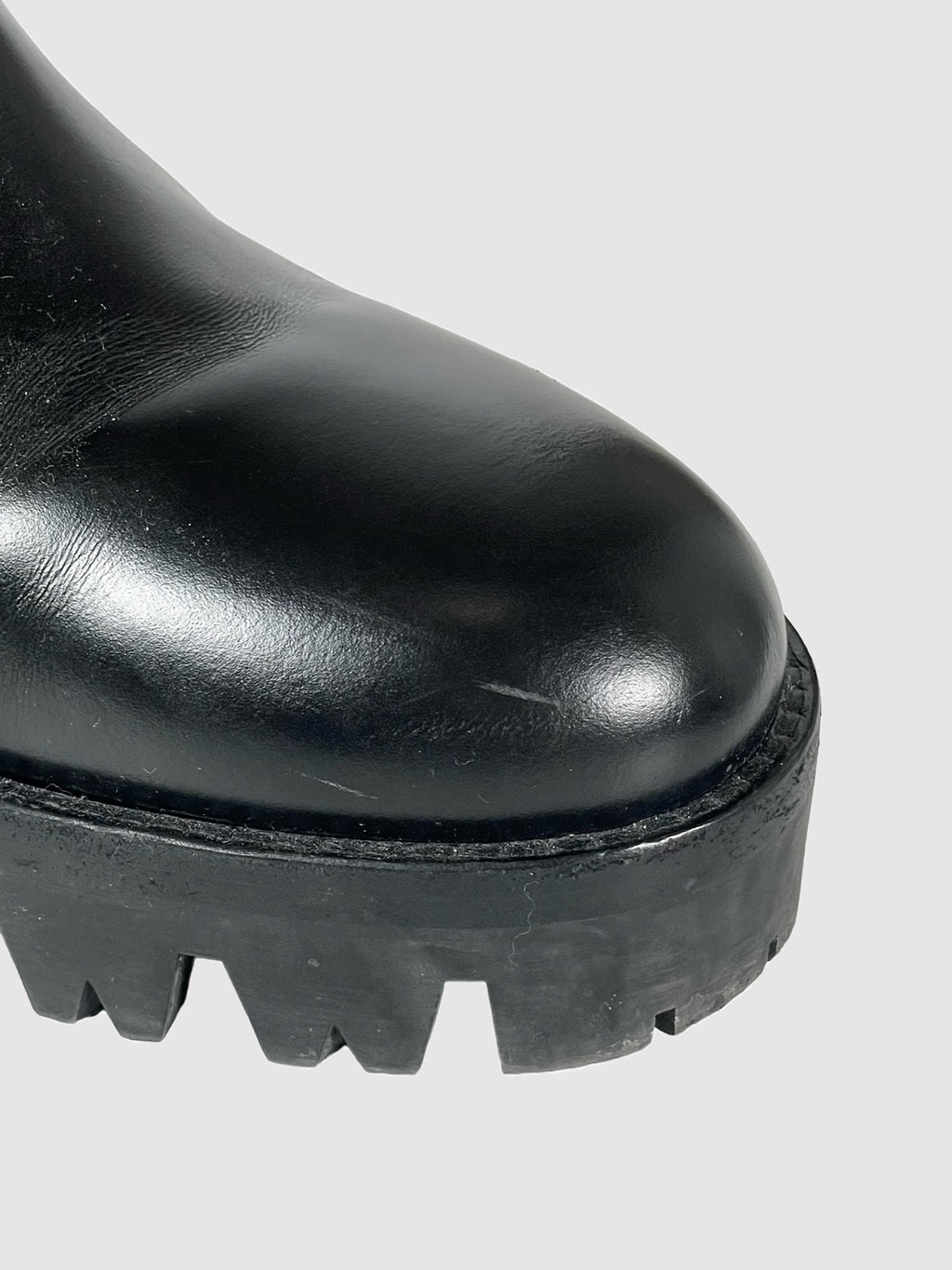 Prada Leather Half Boots - Size 37.5