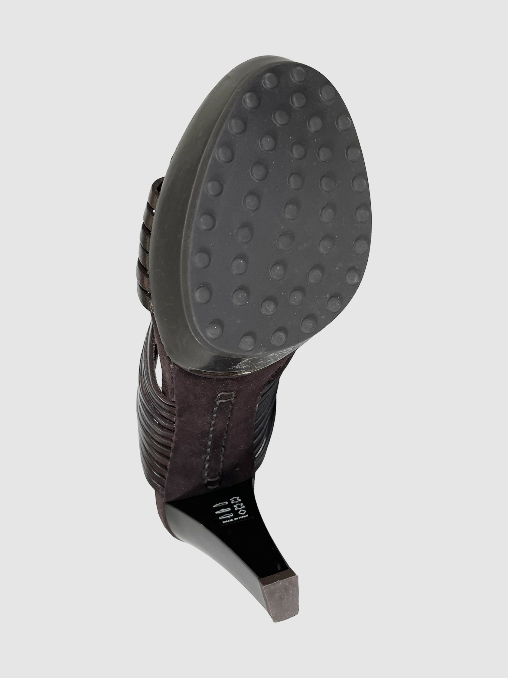 Tod's Leather Woven Sandals - Size 38