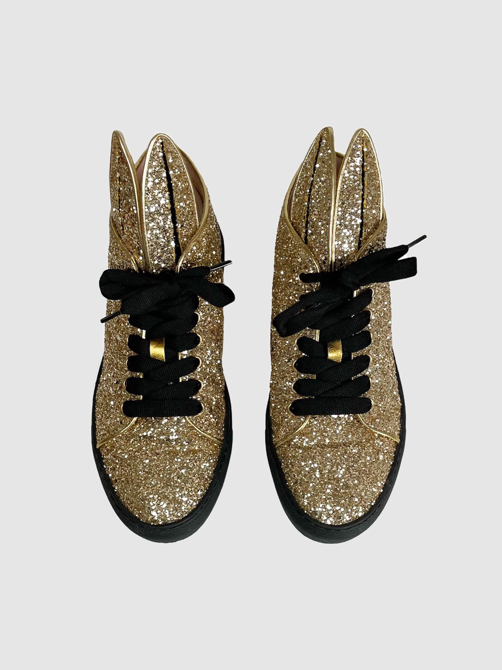 Glitter Bunny Sneakers - Size 39