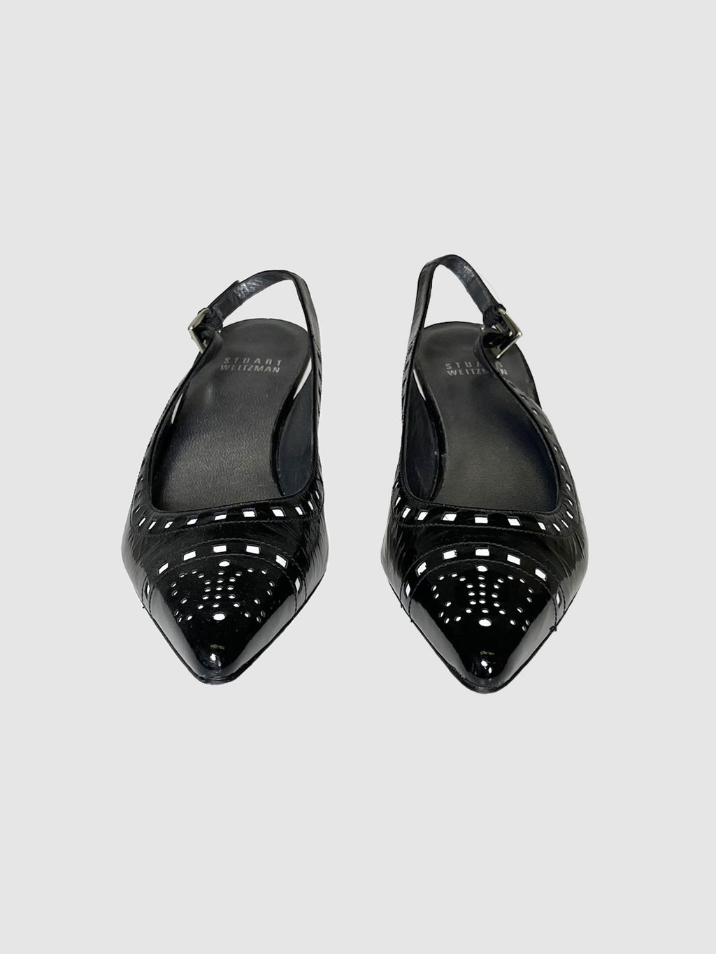 Stuart Weitzman Patent Leather Slingback Pumps - Size 6