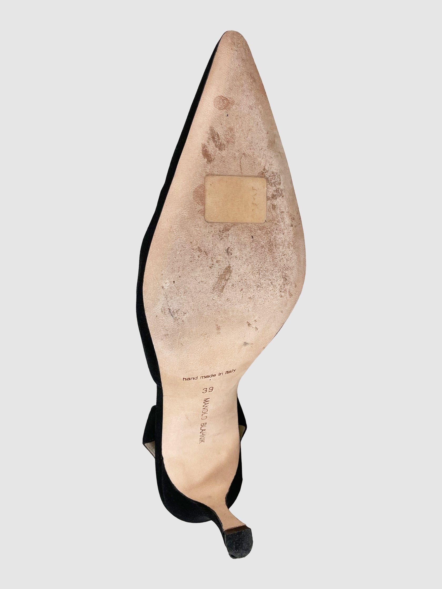 Canvas Slingback Pumps - Size 39