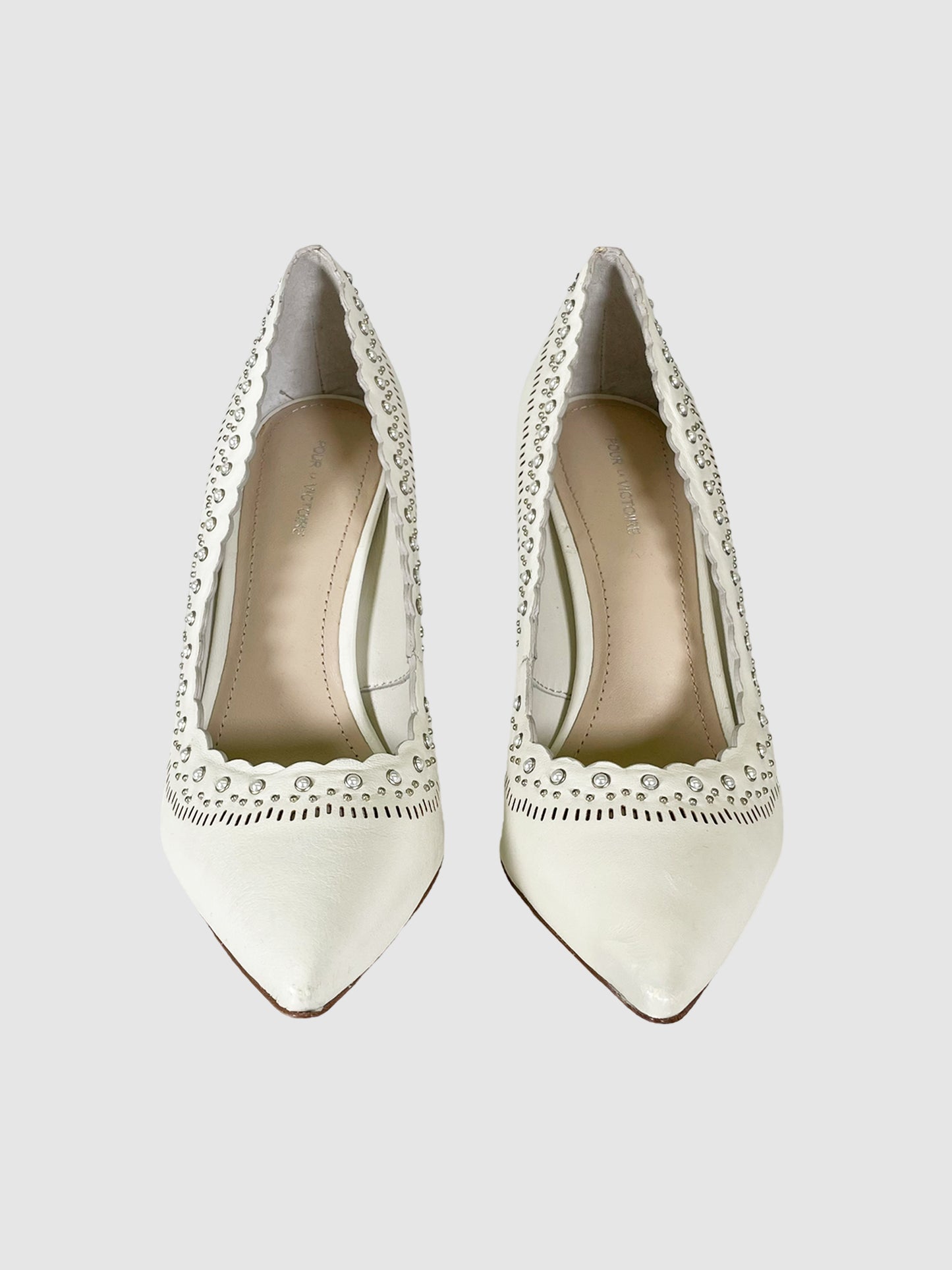 Pearl Studded Pumps - Size 7.5