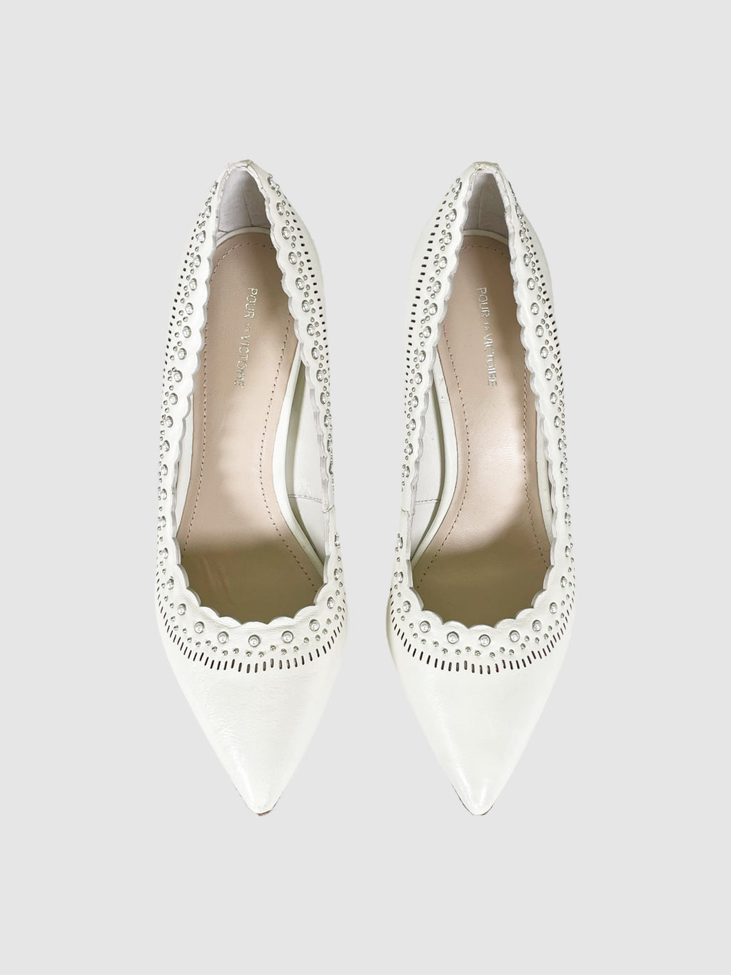 Pearl Studded Pumps - Size 7.5