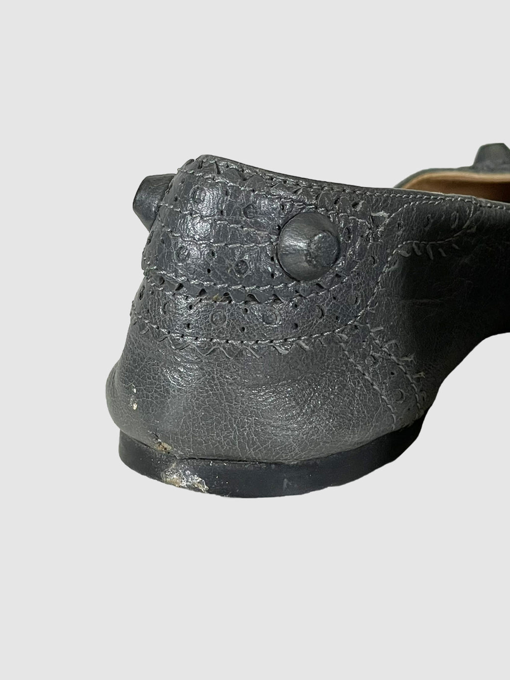 Balenciaga Leather Ballerina Flats - Size 38