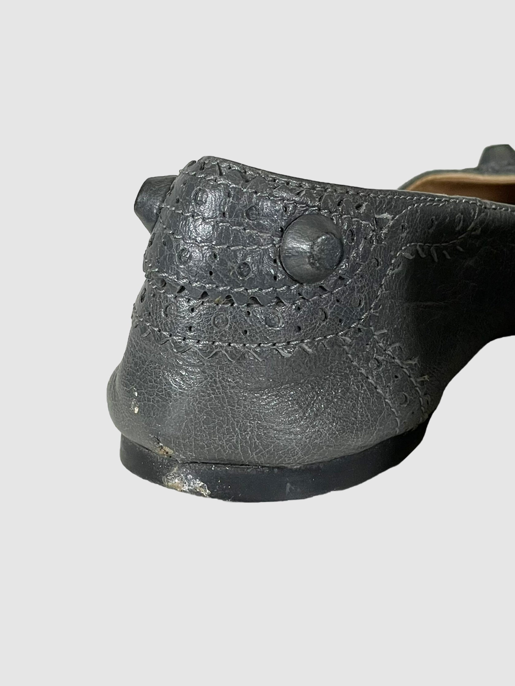 Balenciaga Leather Ballerina Flats - Size 38