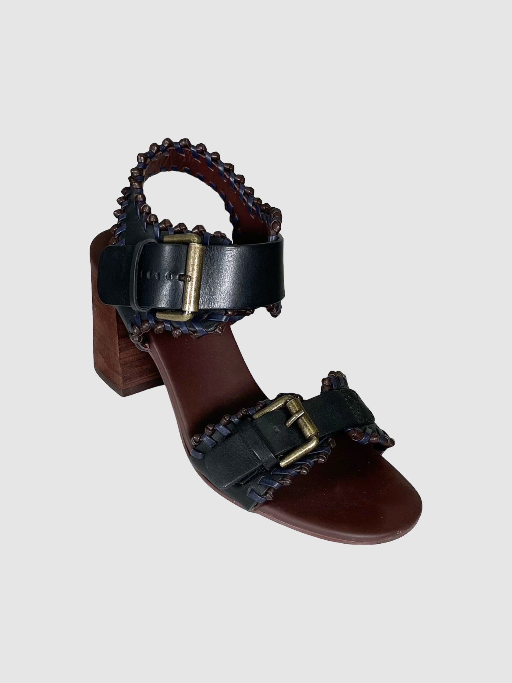 See by Chloé Romy City Whipstitch Sandals - Size 37.5