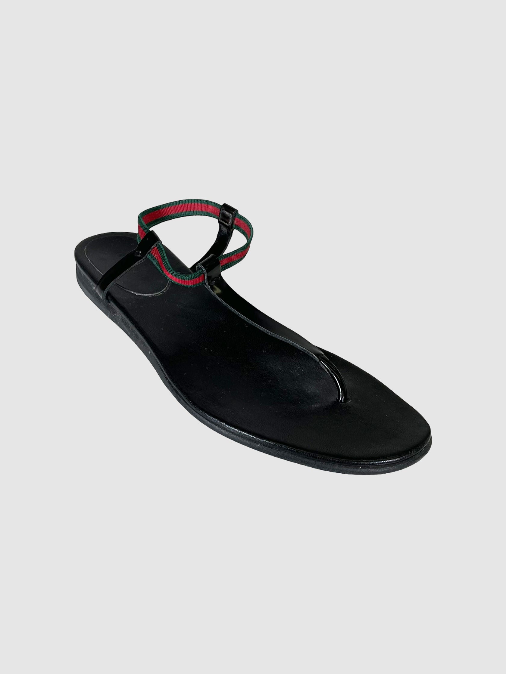 Gucci T-Strap Sandals - Size 38