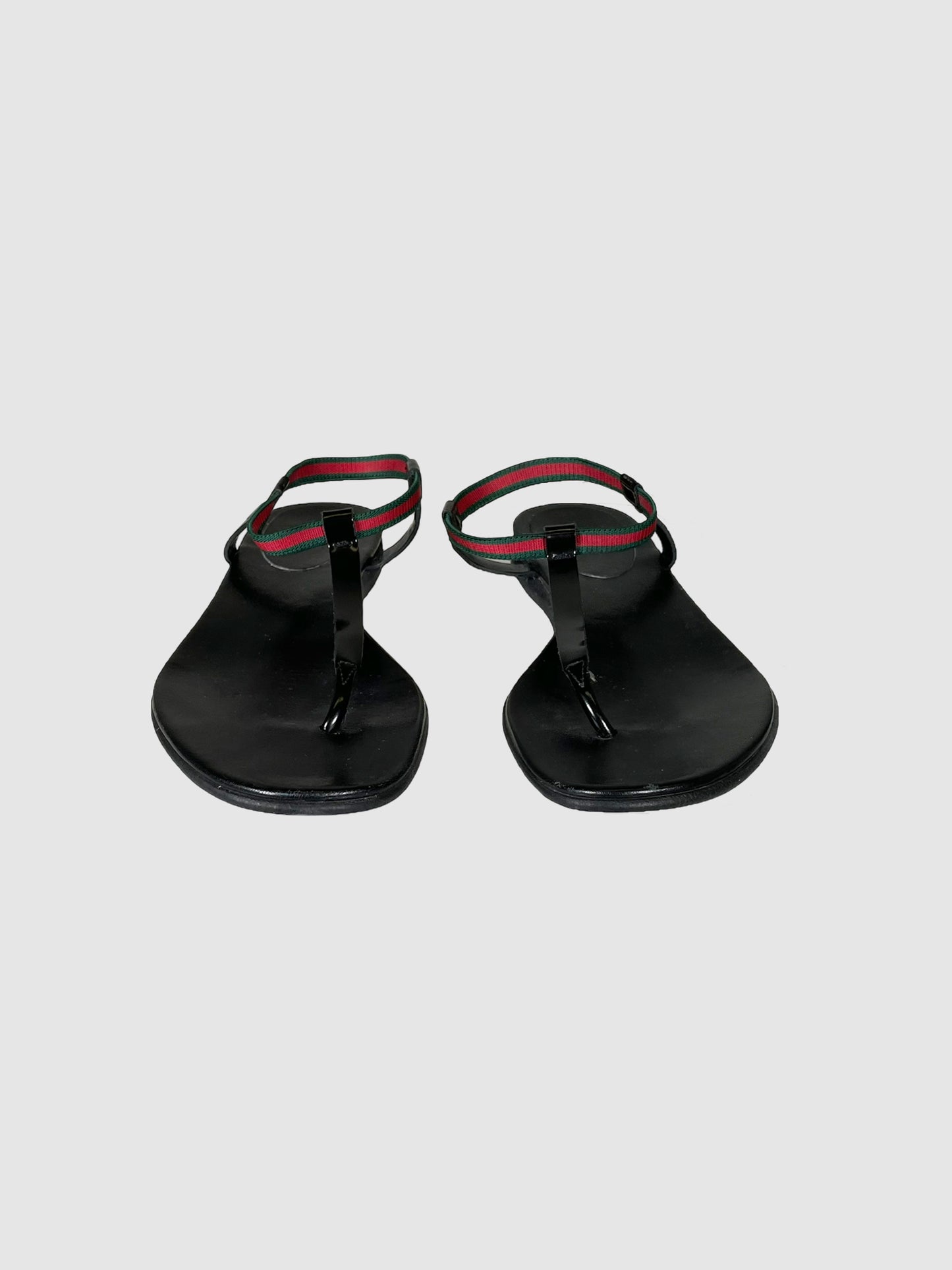 Gucci T-Strap Sandals - Size 38