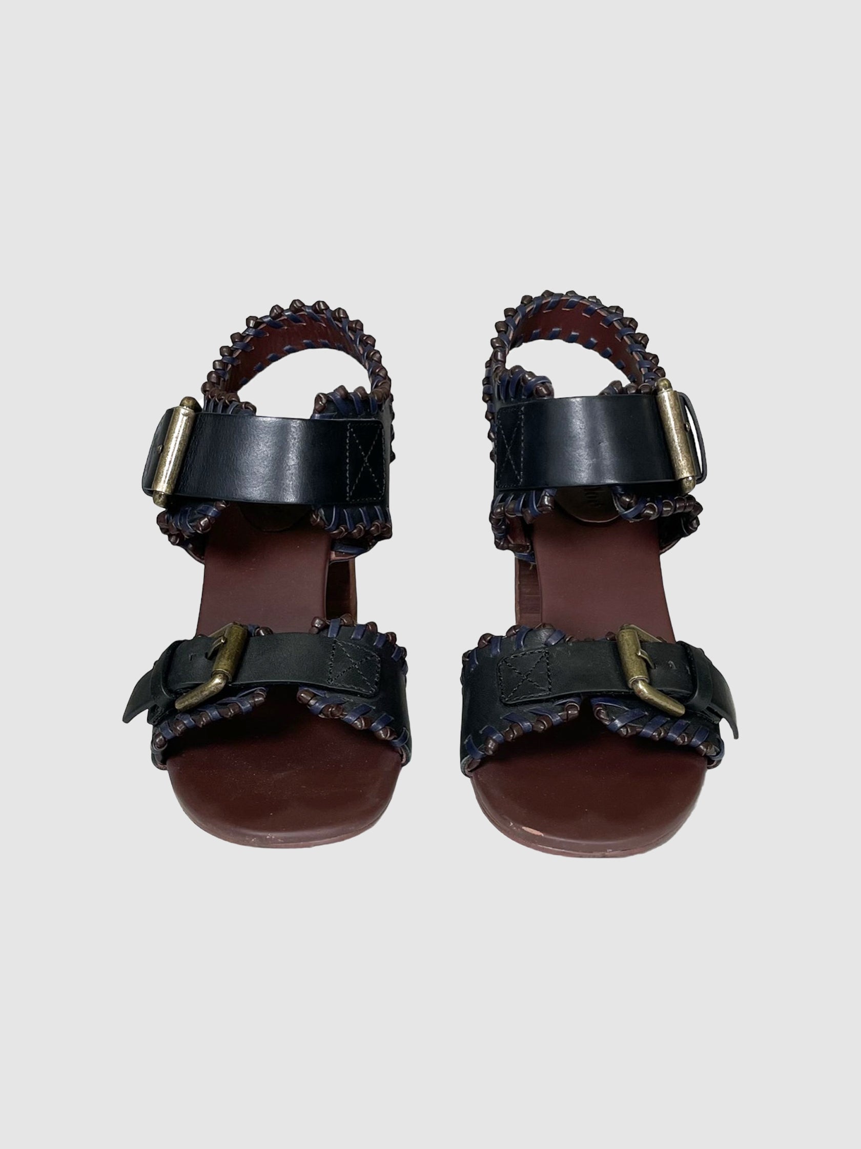 See by Chloé Romy City Whipstitch Sandals - Size 37.5