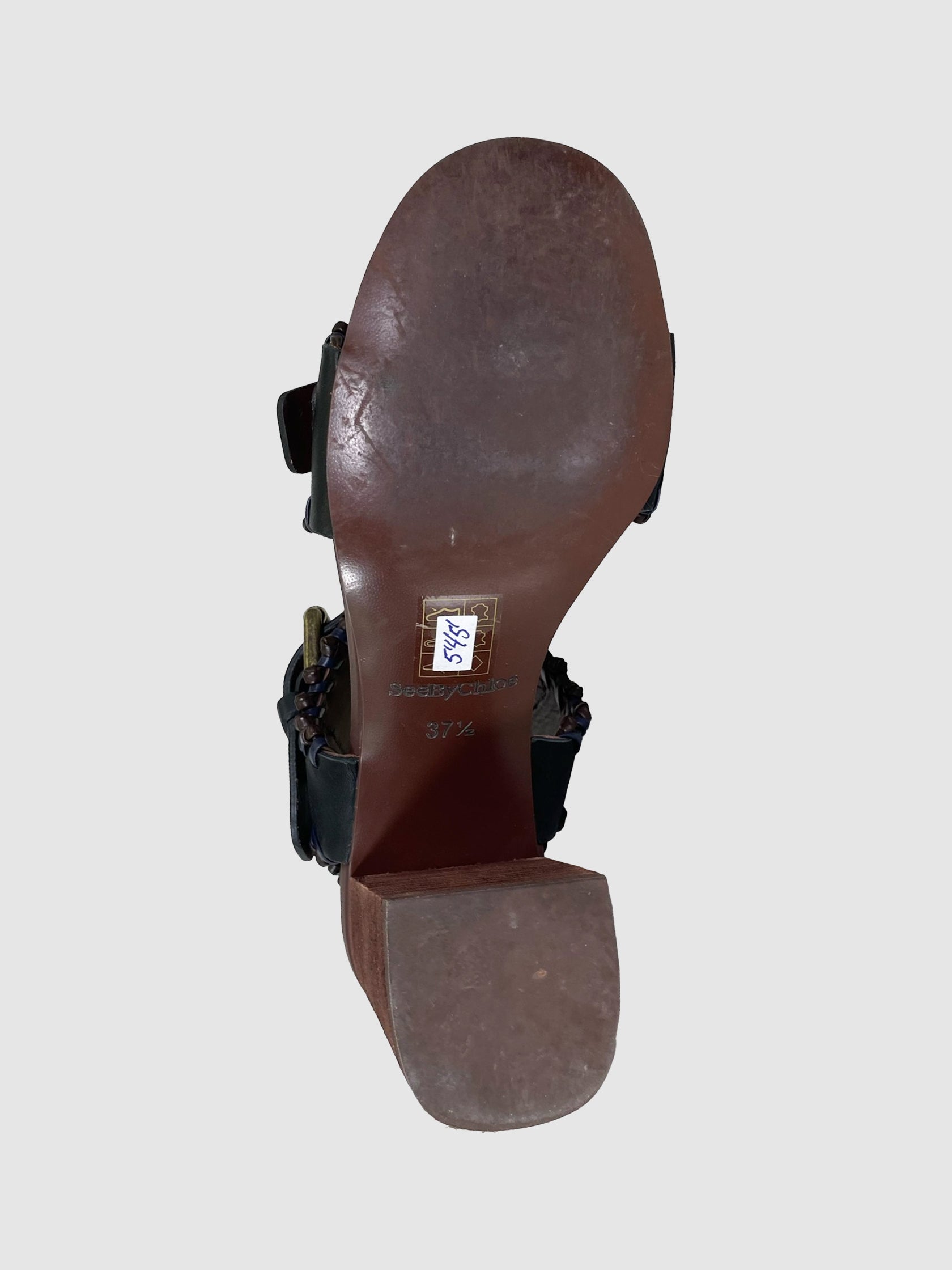 See by Chloé Romy City Whipstitch Sandals - Size 37.5