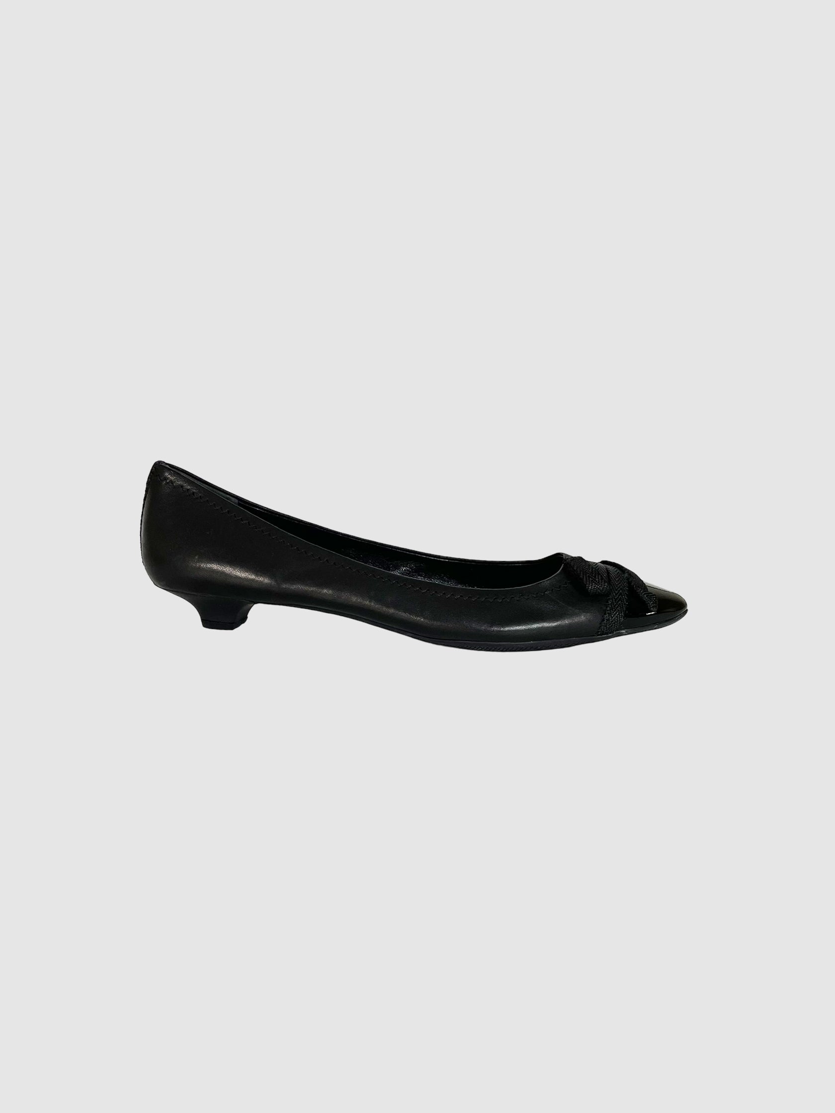 Leather Kitten Heel - Size 39