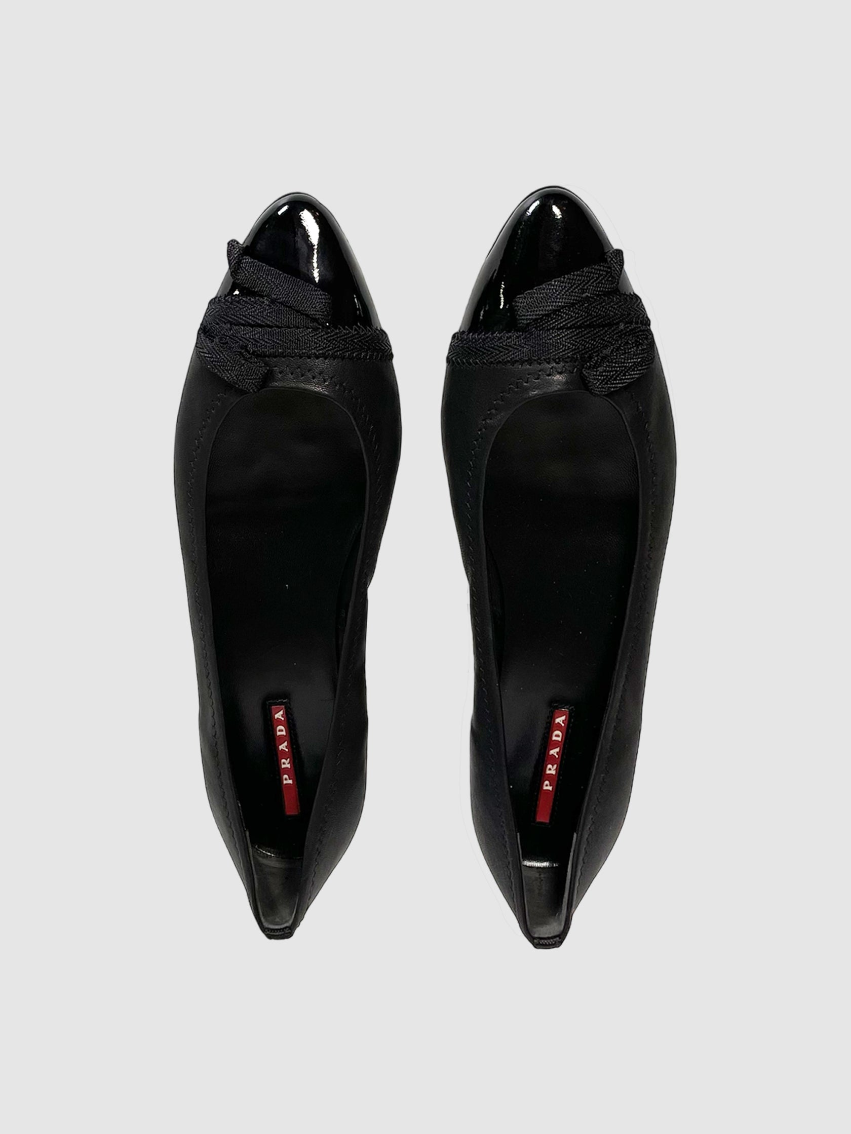 Leather Kitten Heel - Size 39