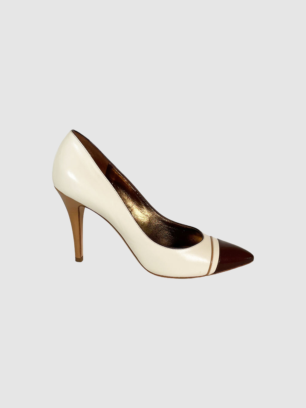 Colourblock Leather Pumps - Size 37.5