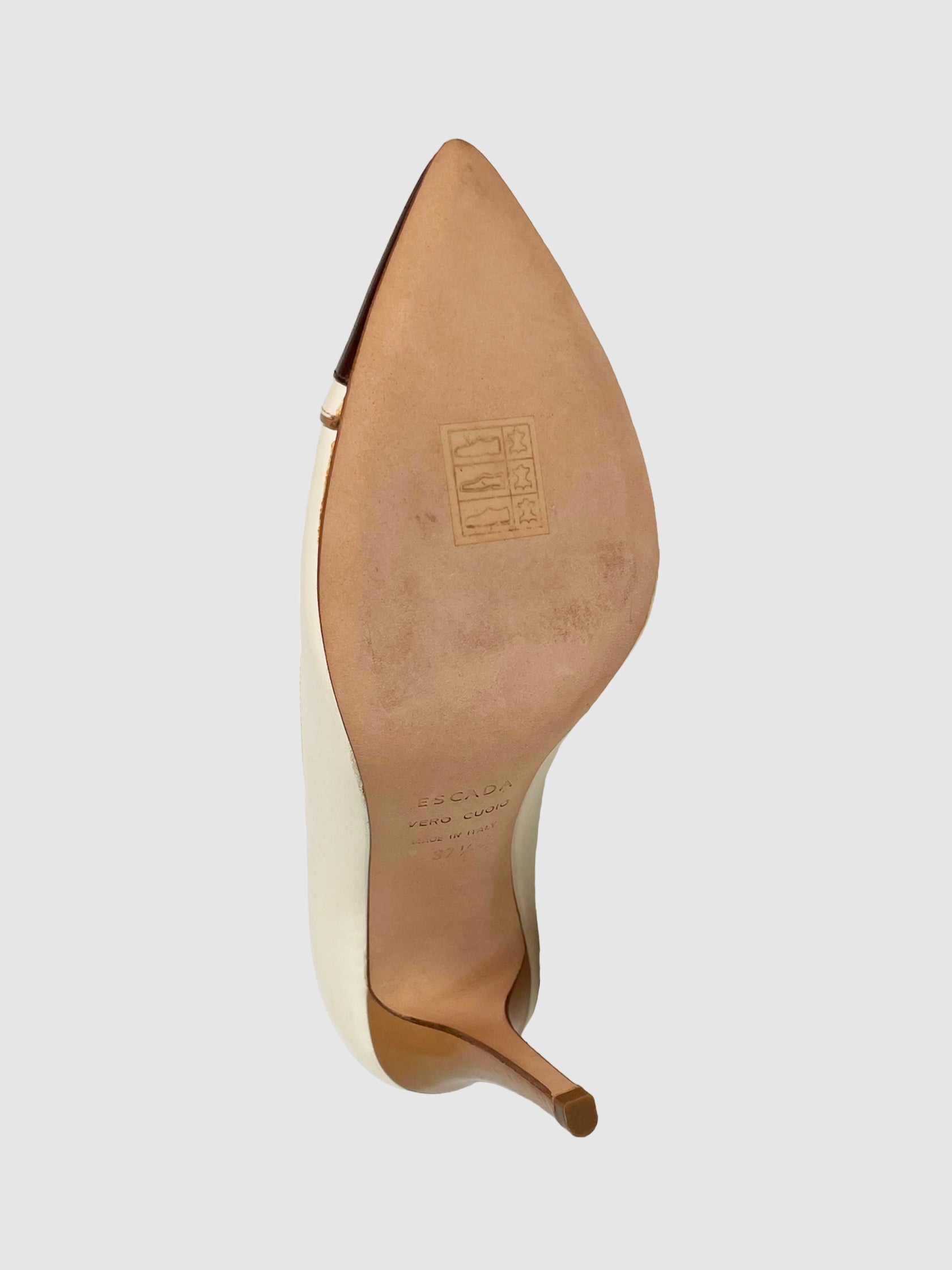 Colourblock Leather Pumps - Size 37.5