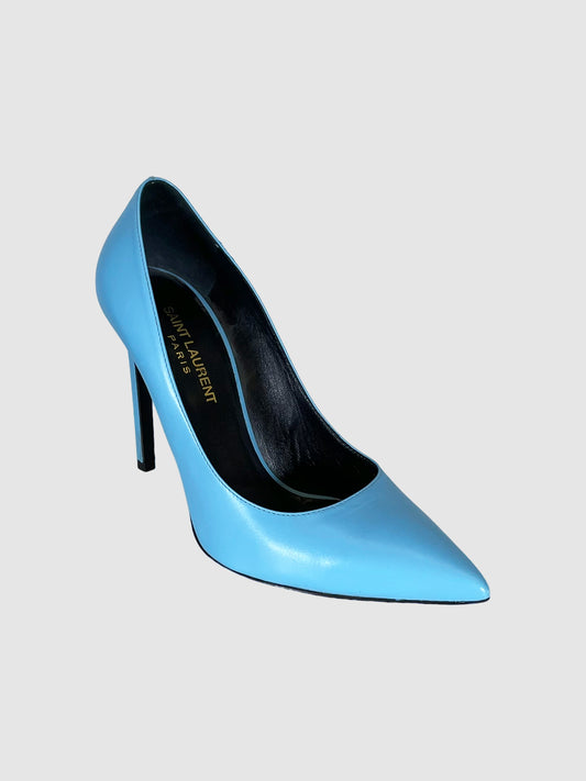 Saint Laurent Zoe 105 Leather Pumps
