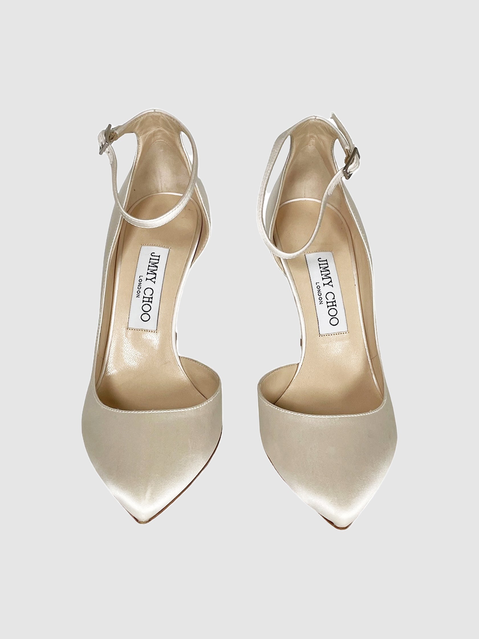 Jimmy Choo Satin Pumps - Size 37.5
