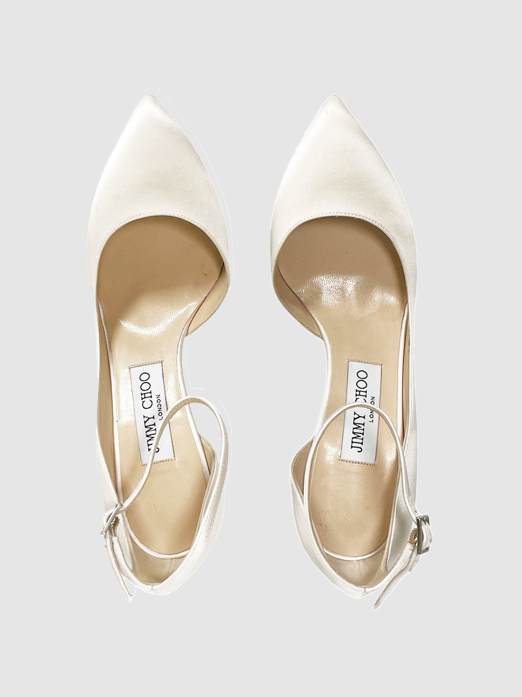 Jimmy Choo Satin Pumps - Size 37.5