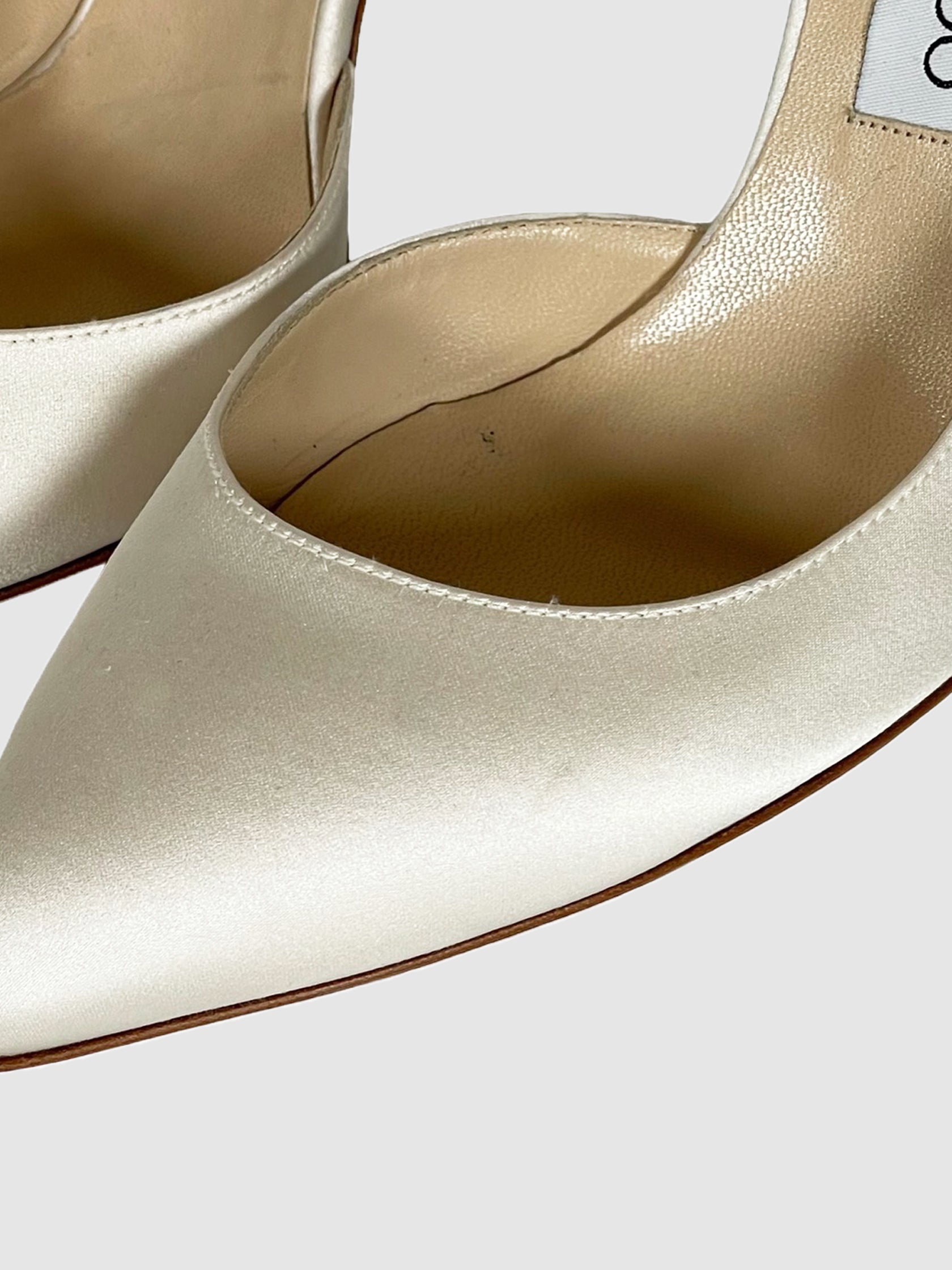 Jimmy Choo Satin Pumps - Size 37.5